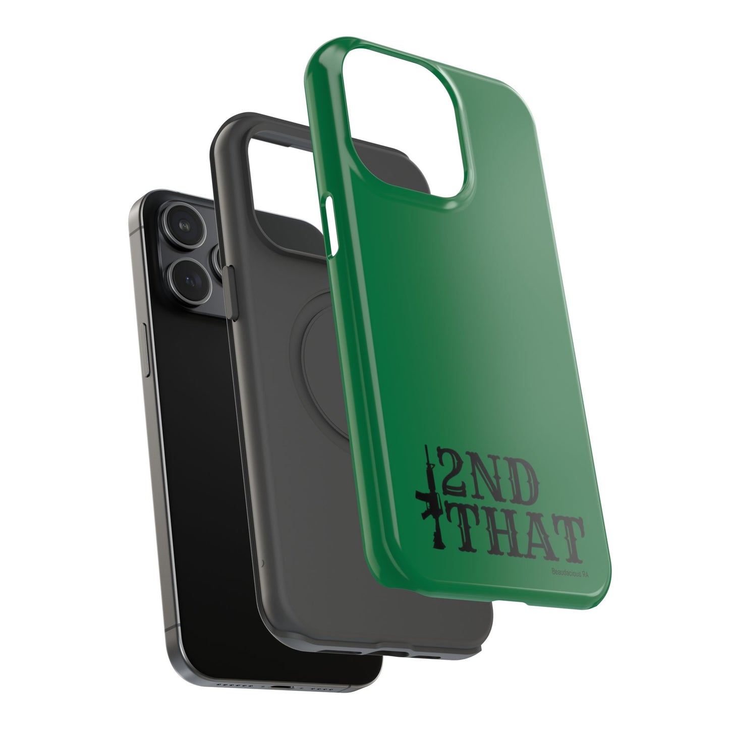Impact-Resistant Phone Case — "2nd That" Tactical Rifle Design
