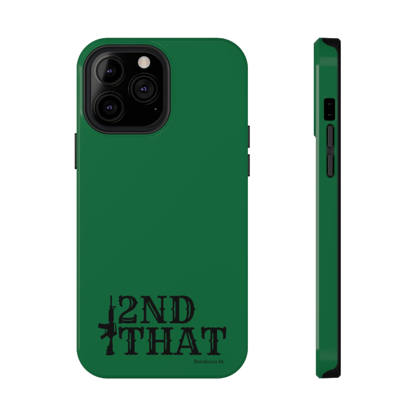 Impact-Resistant Phone Case — "2nd That" Tactical Rifle Design