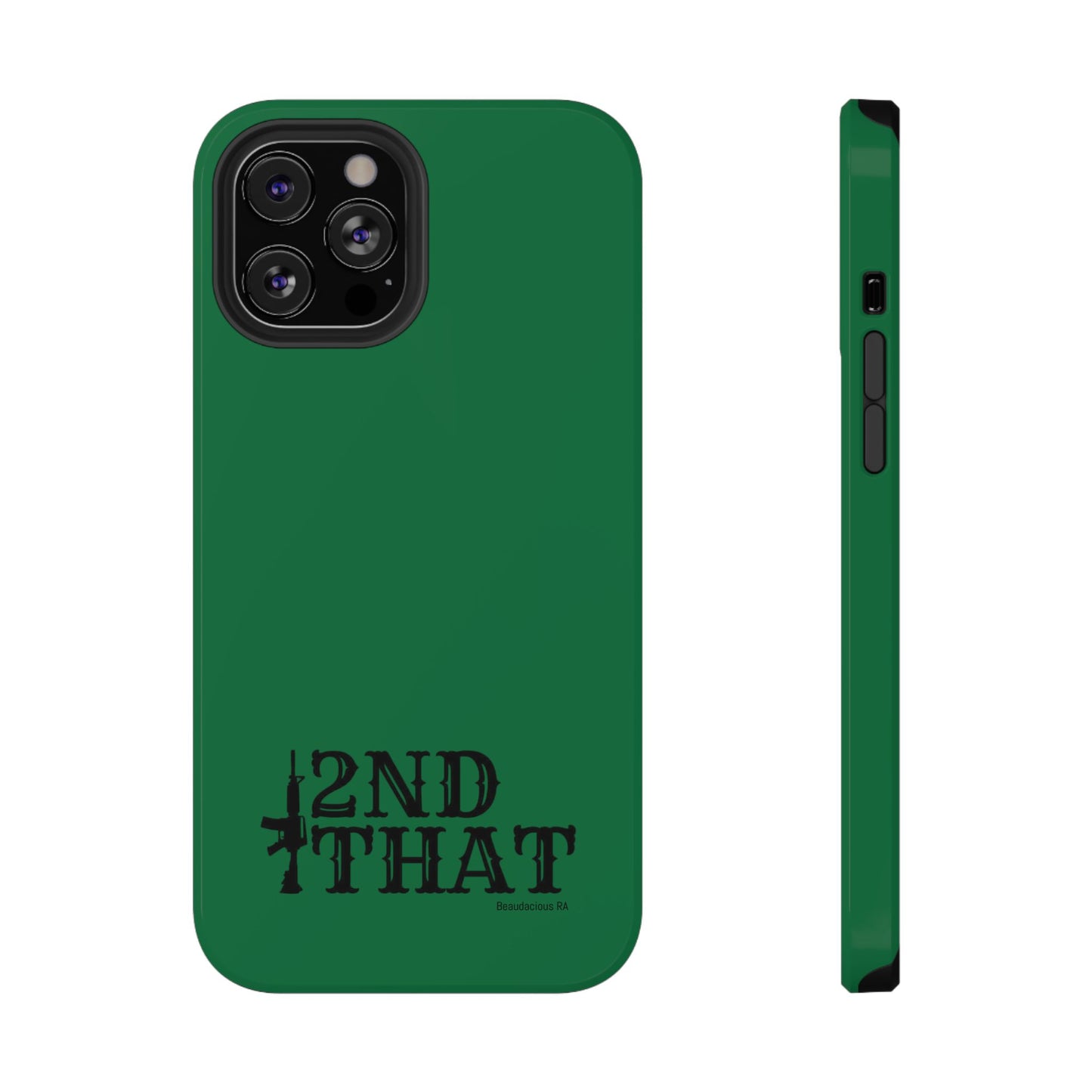 Impact-Resistant Phone Case — "2nd That" Tactical Rifle Design