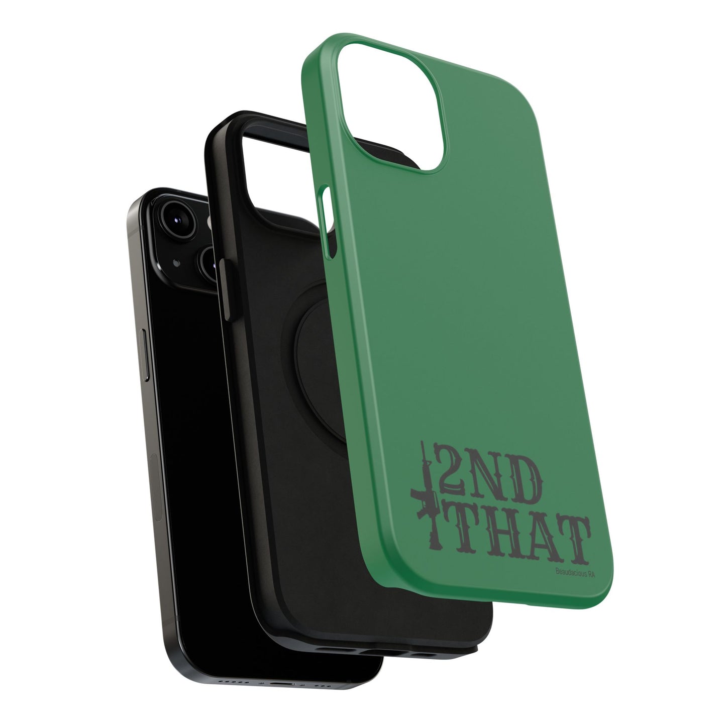 Impact-Resistant Phone Case — "2nd That" Tactical Rifle Design