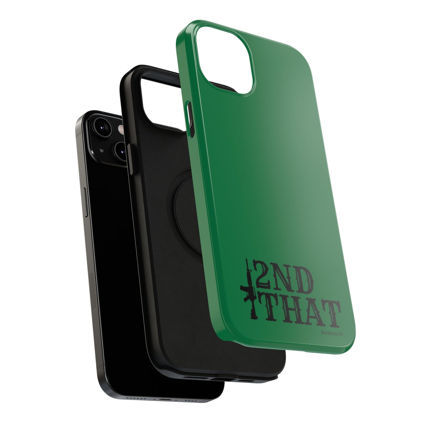 Impact-Resistant Phone Case — "2nd That" Tactical Rifle Design