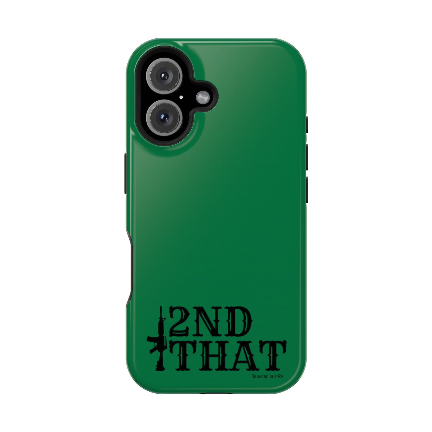 Impact-Resistant Phone Case — "2nd That" Tactical Rifle Design