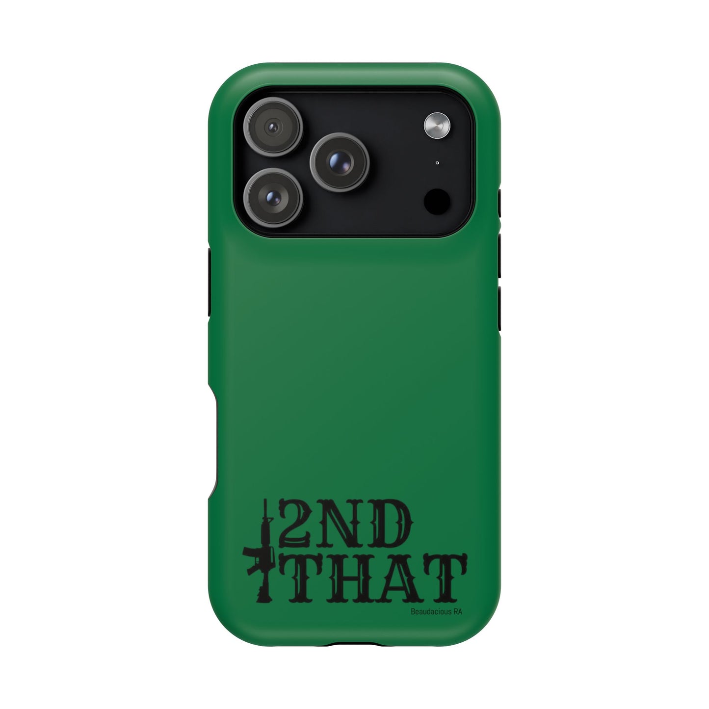 Impact-Resistant Phone Case — "2nd That" Tactical Rifle Design