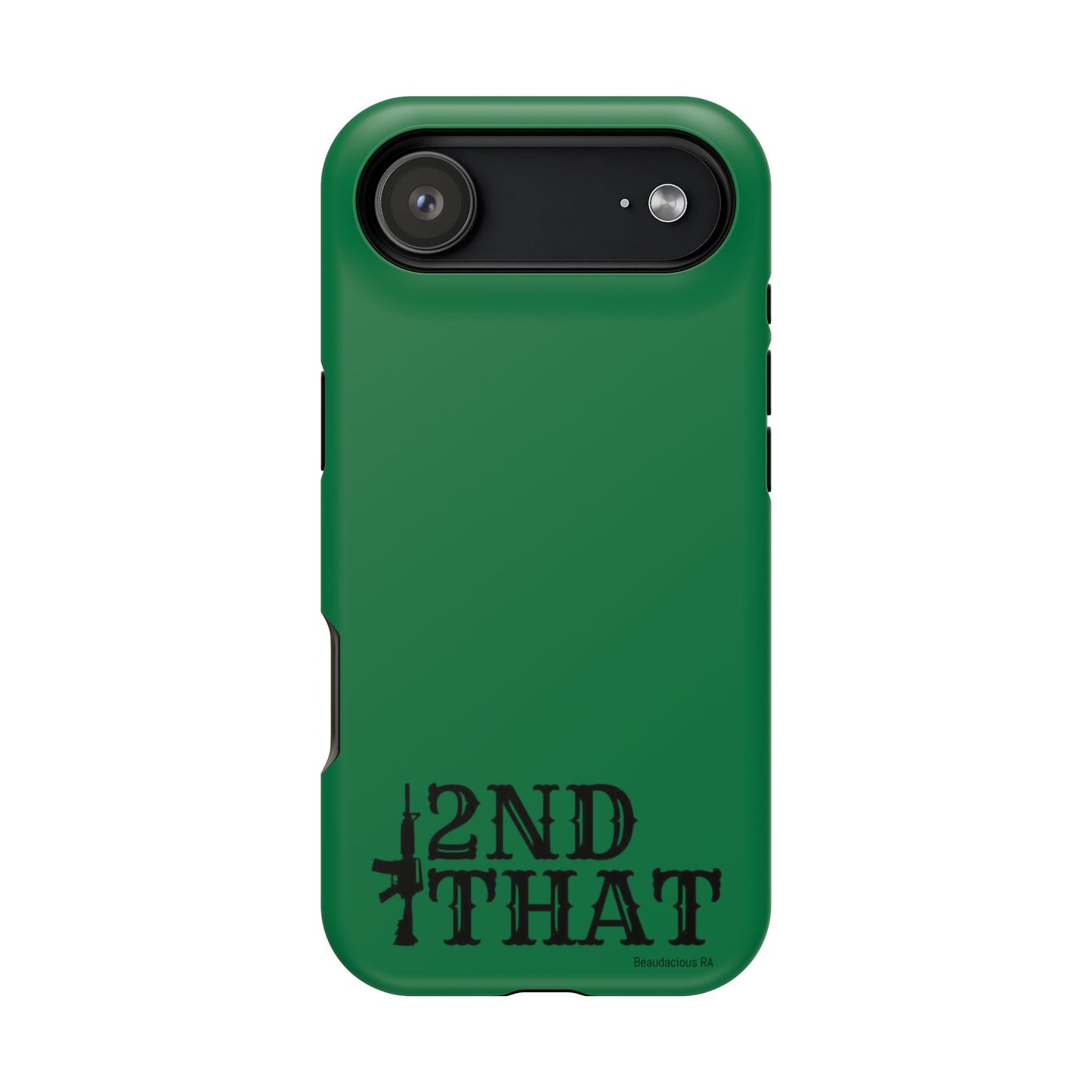Impact-Resistant Phone Case — "2nd That" Tactical Rifle Design