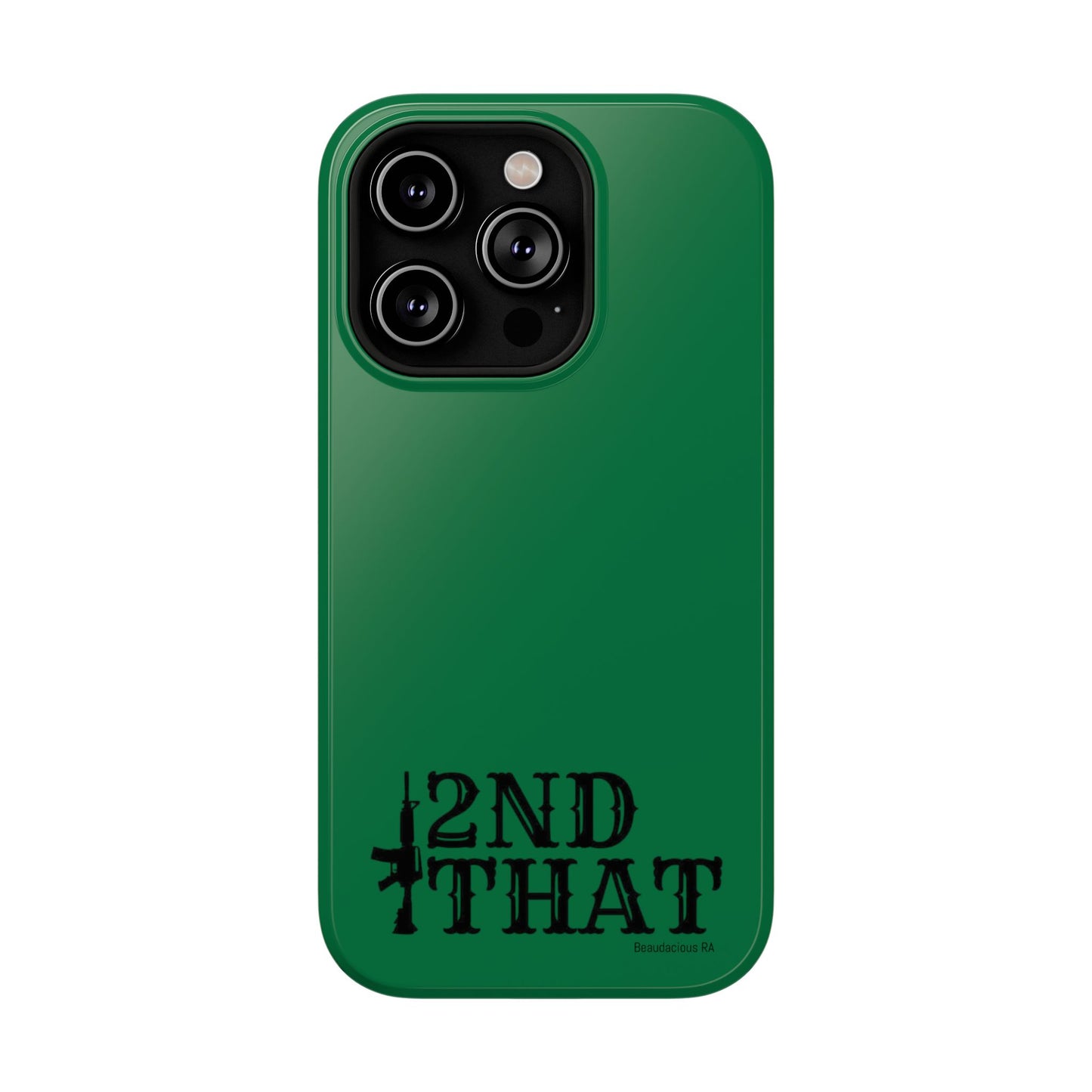 Impact-Resistant Phone Case — "2nd That" Tactical Rifle Design