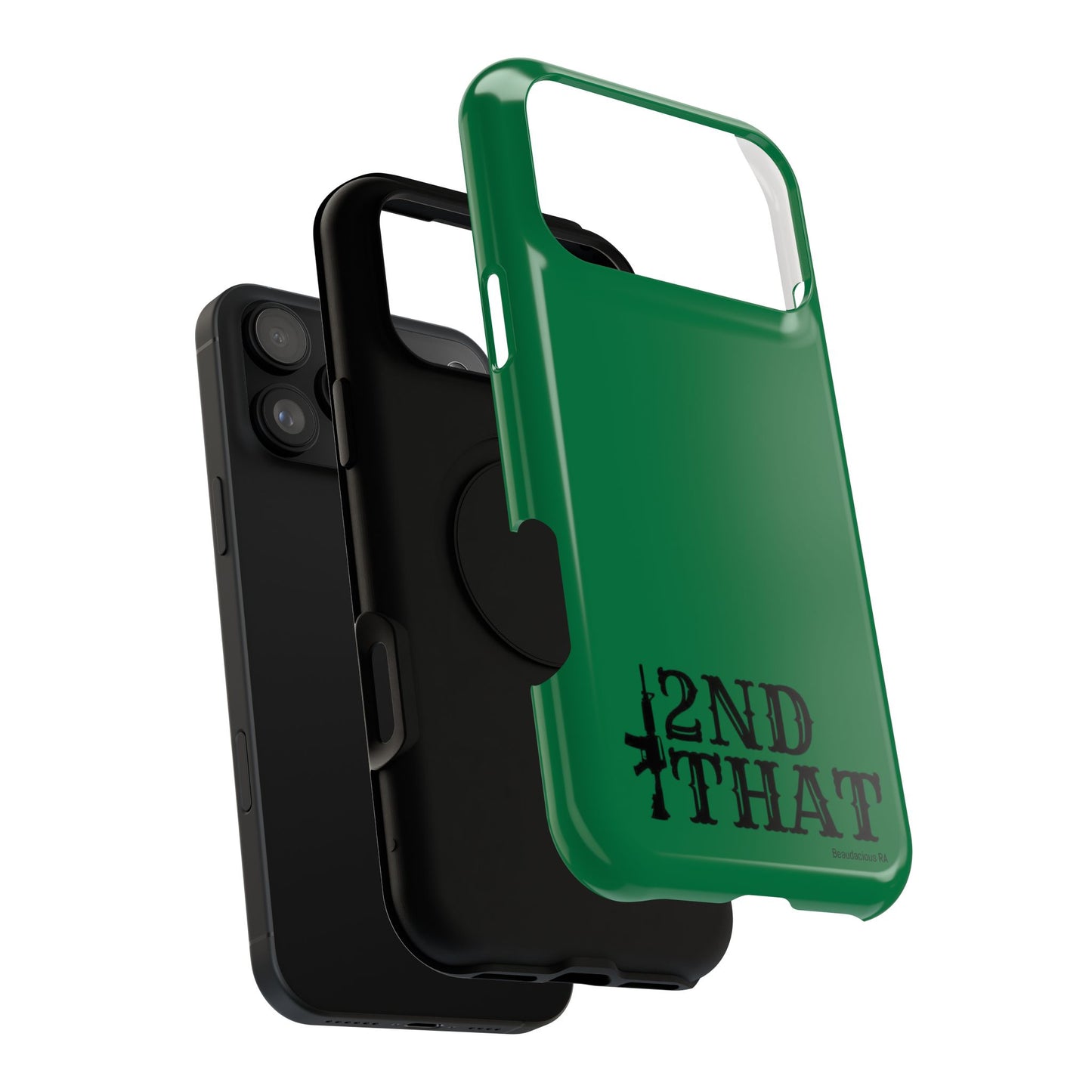 Impact-Resistant Phone Case — "2nd That" Tactical Rifle Design