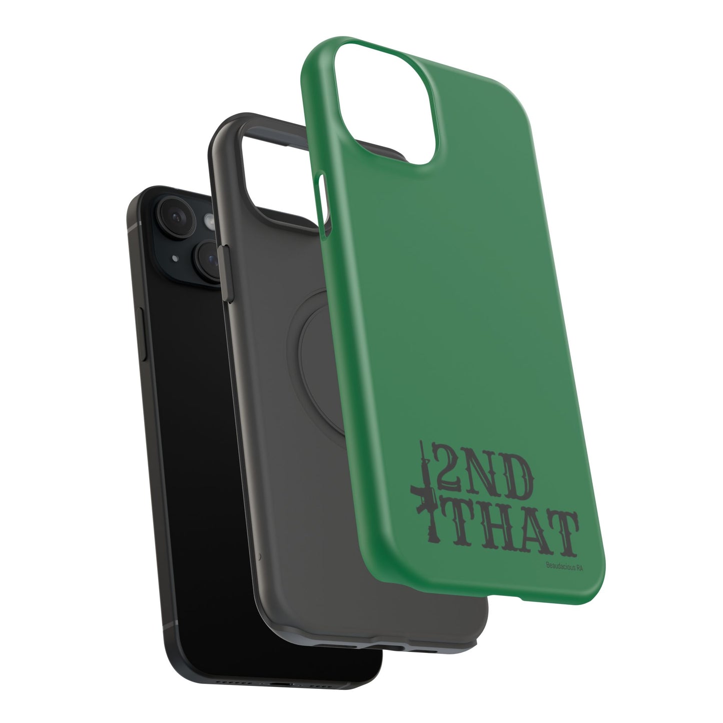 Impact-Resistant Phone Case — "2nd That" Tactical Rifle Design