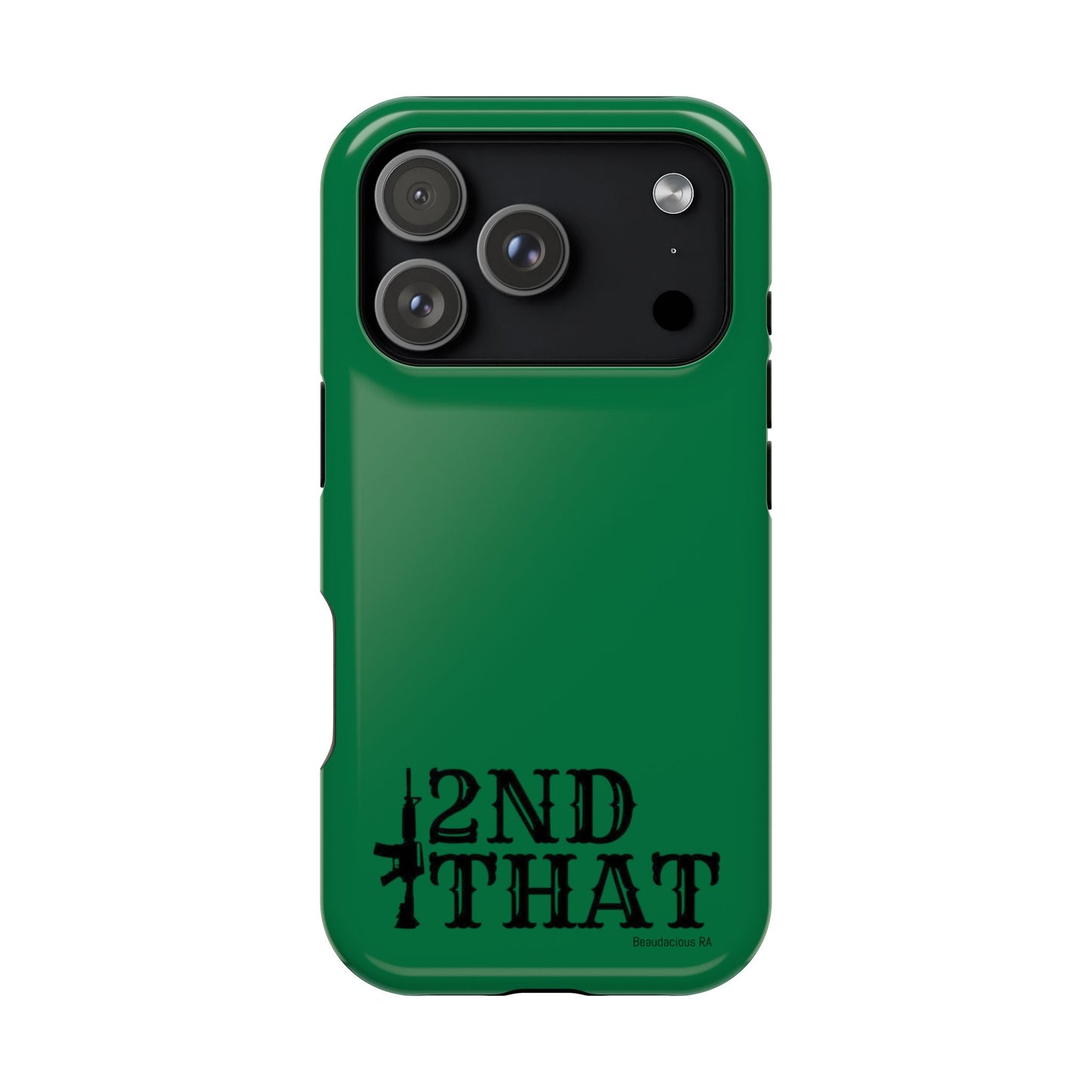 Impact-Resistant Phone Case — "2nd That" Tactical Rifle Design