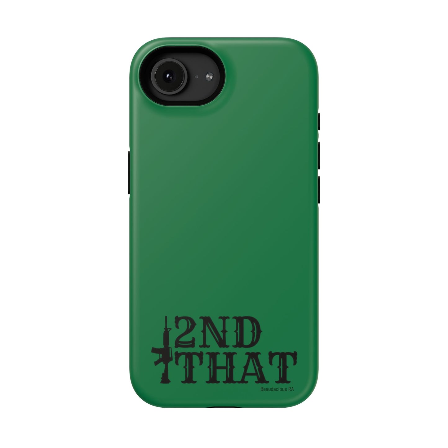 Impact-Resistant Phone Case — "2nd That" Tactical Rifle Design