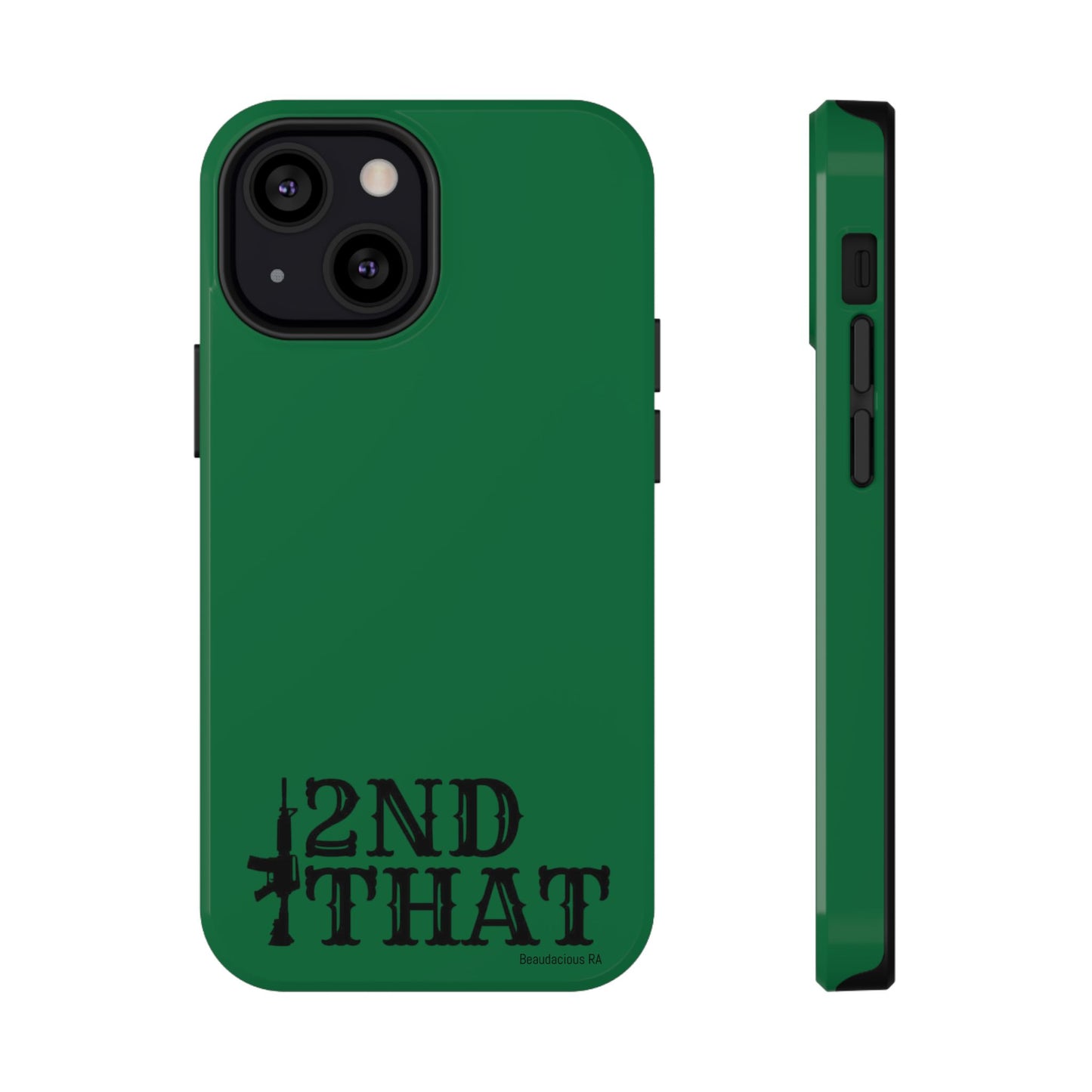 Impact-Resistant Phone Case — "2nd That" Tactical Rifle Design