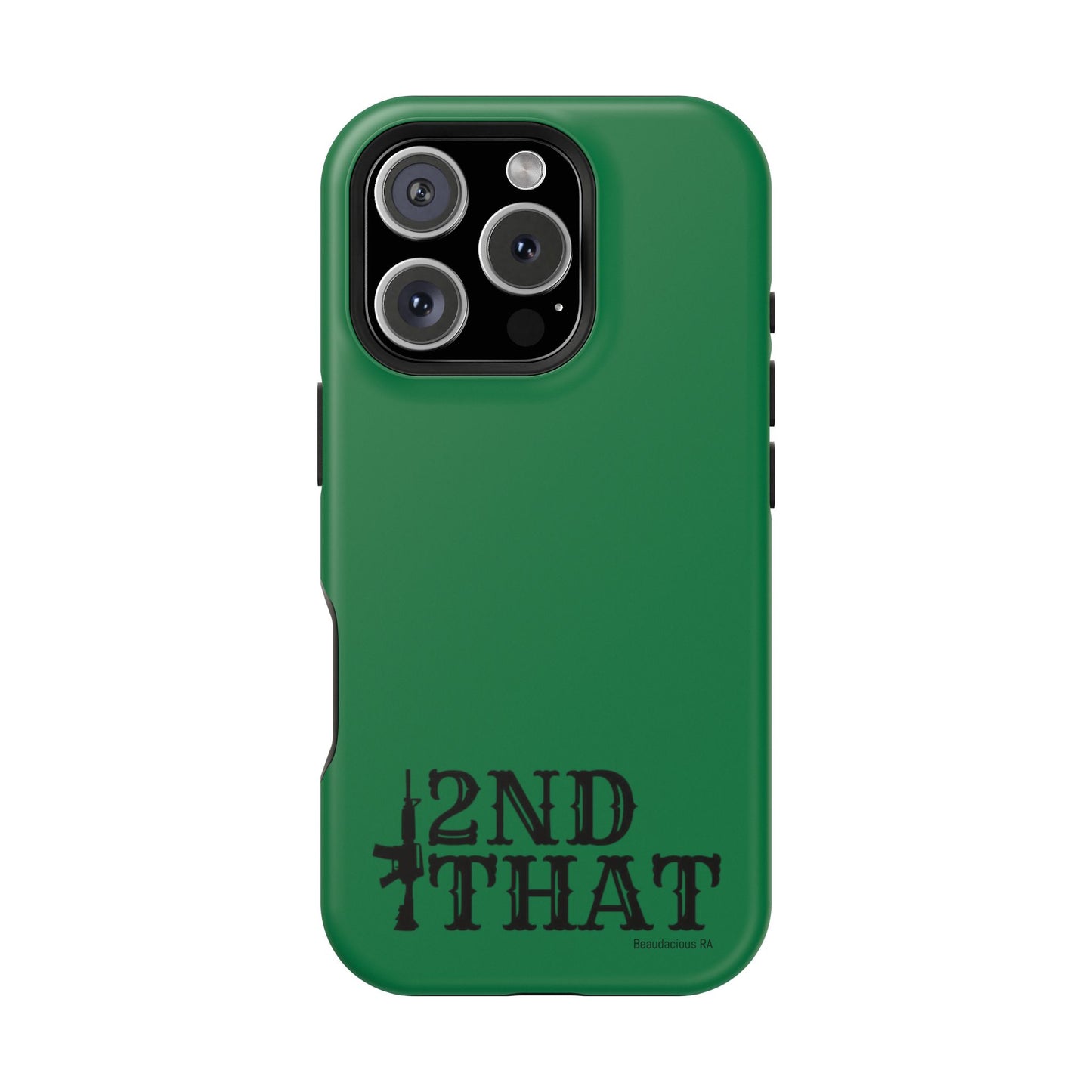 Impact-Resistant Phone Case — "2nd That" Tactical Rifle Design