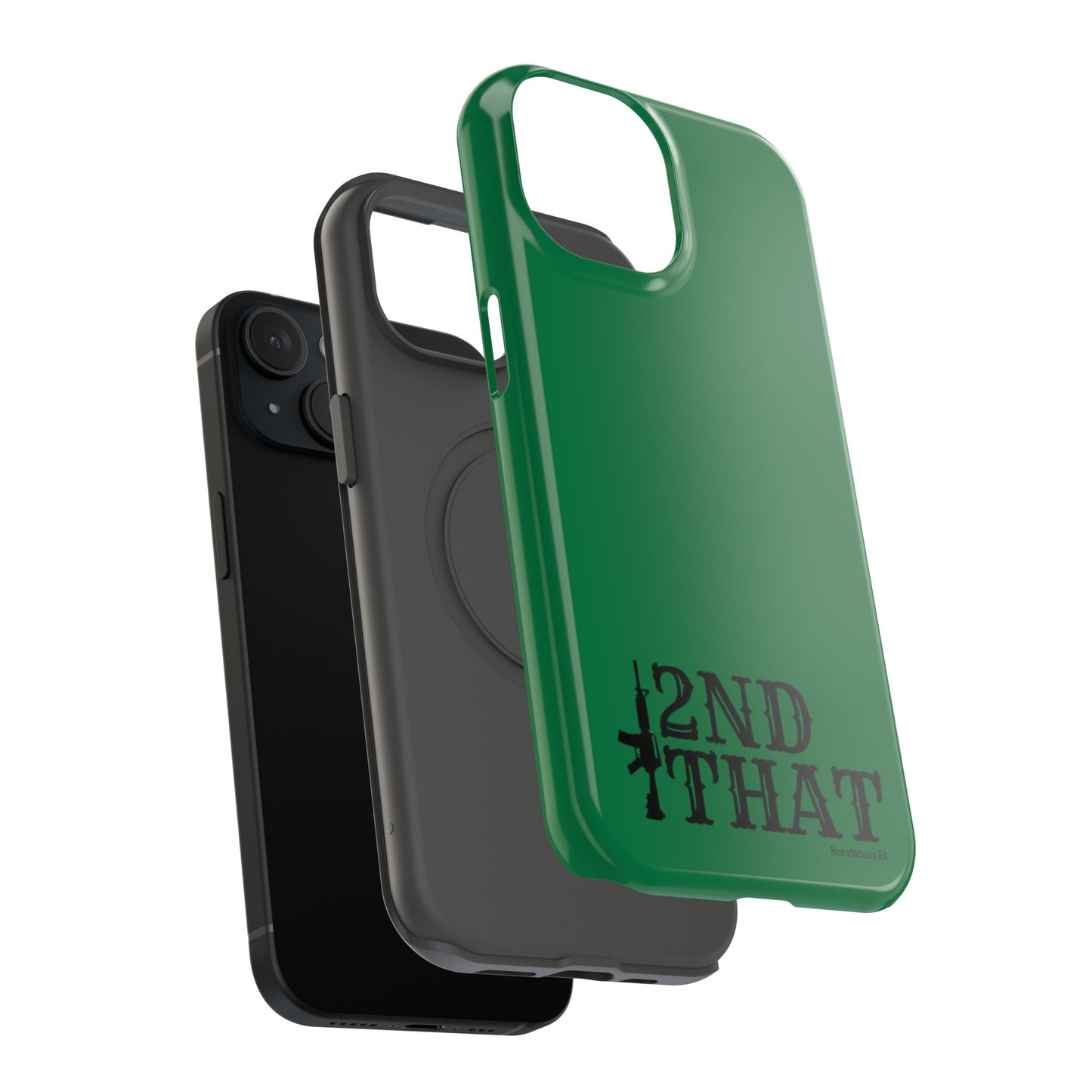 Impact-Resistant Phone Case — "2nd That" Tactical Rifle Design