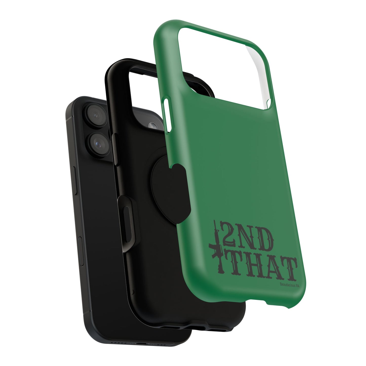 Impact-Resistant Phone Case — "2nd That" Tactical Rifle Design
