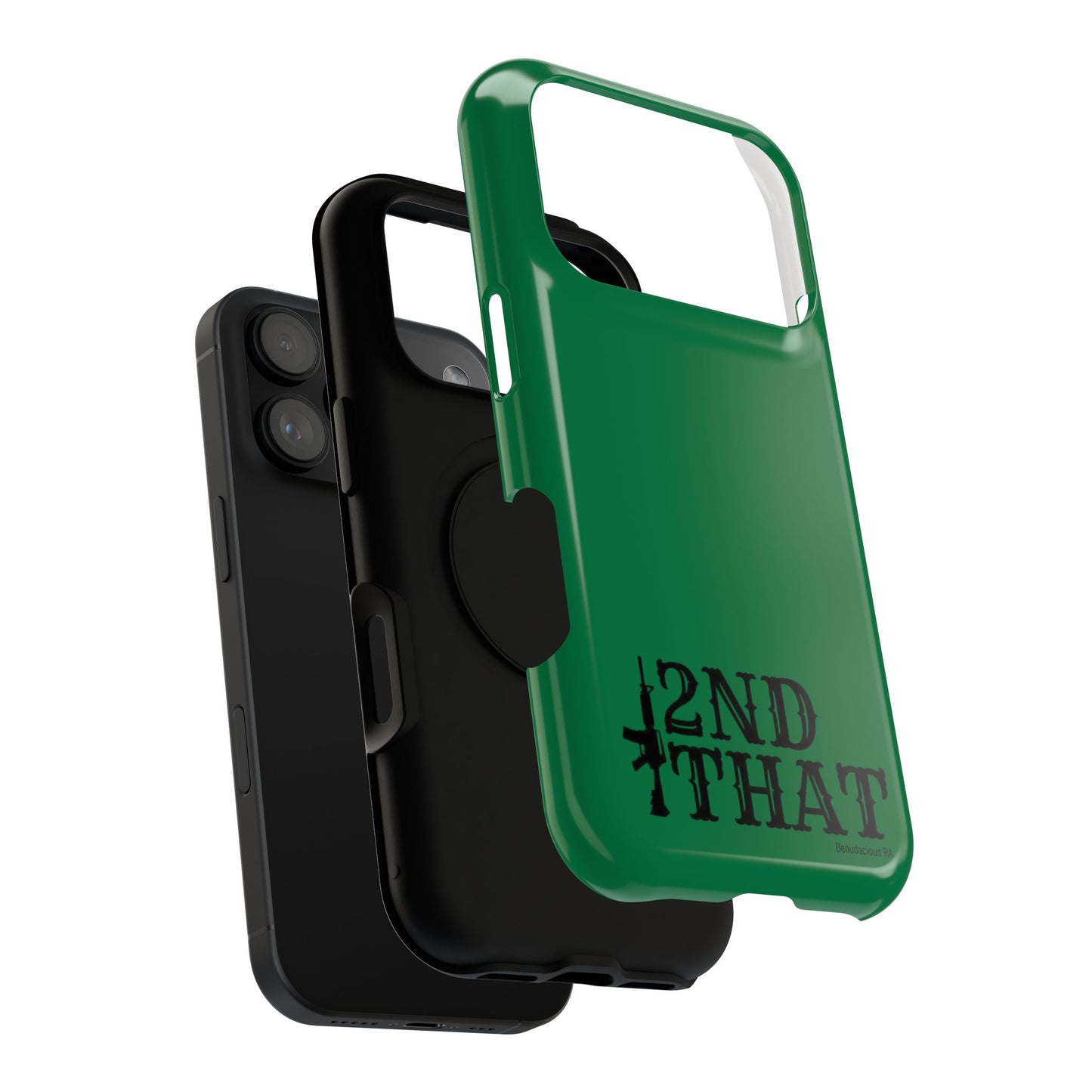Impact-Resistant Phone Case — "2nd That" Tactical Rifle Design