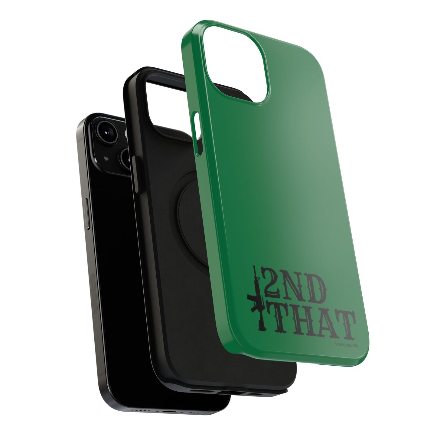 Impact-Resistant Phone Case — "2nd That" Tactical Rifle Design