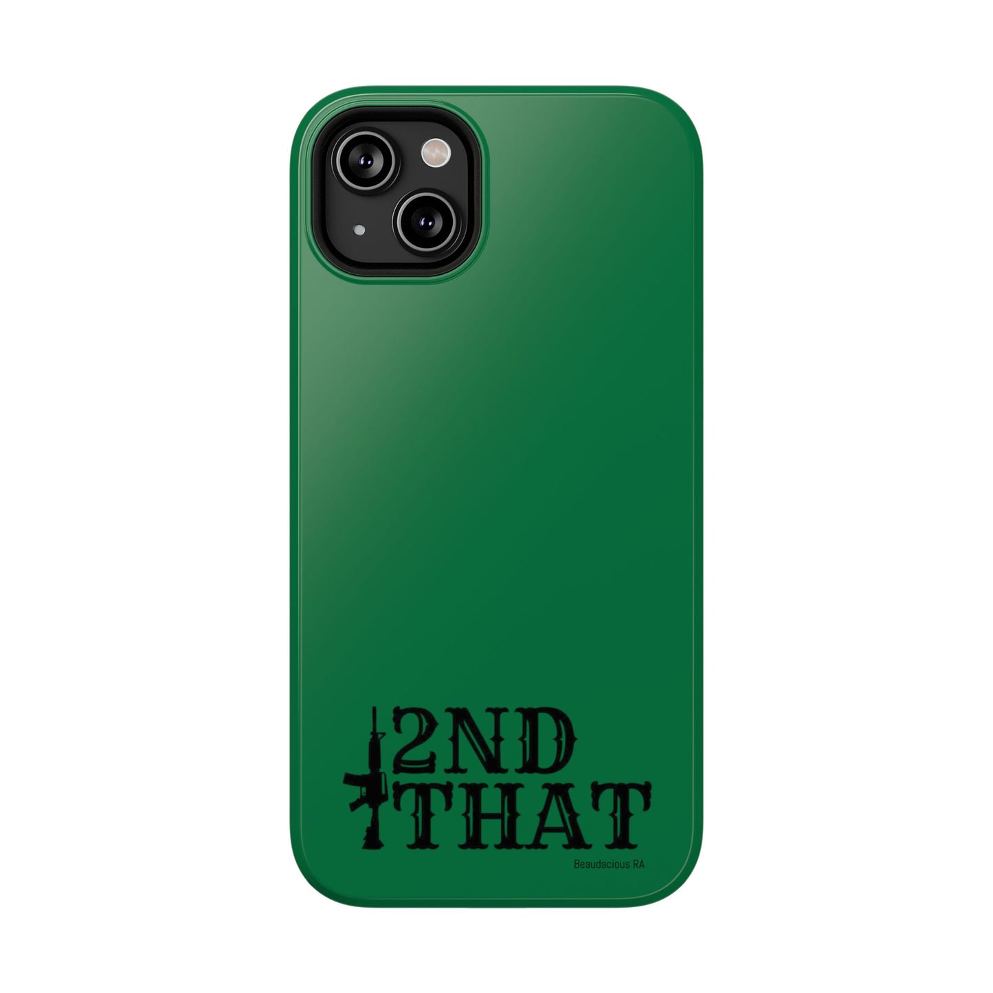 Impact-Resistant Phone Case — "2nd That" Tactical Rifle Design