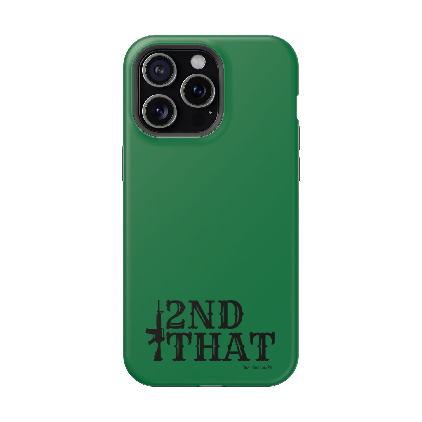 Impact-Resistant Phone Case — "2nd That" Tactical Rifle Design