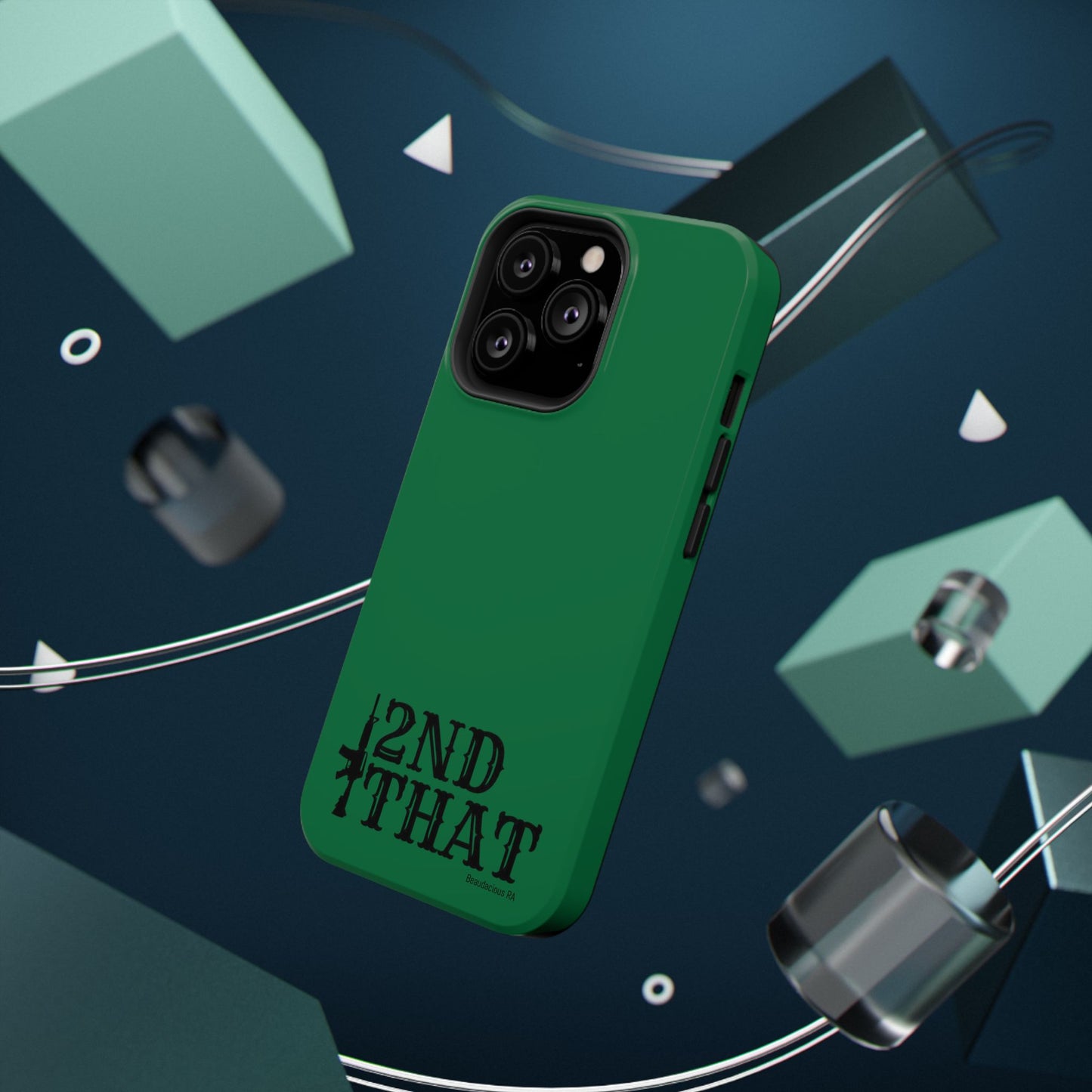 Impact-Resistant Phone Case — "2nd That" Tactical Rifle Design