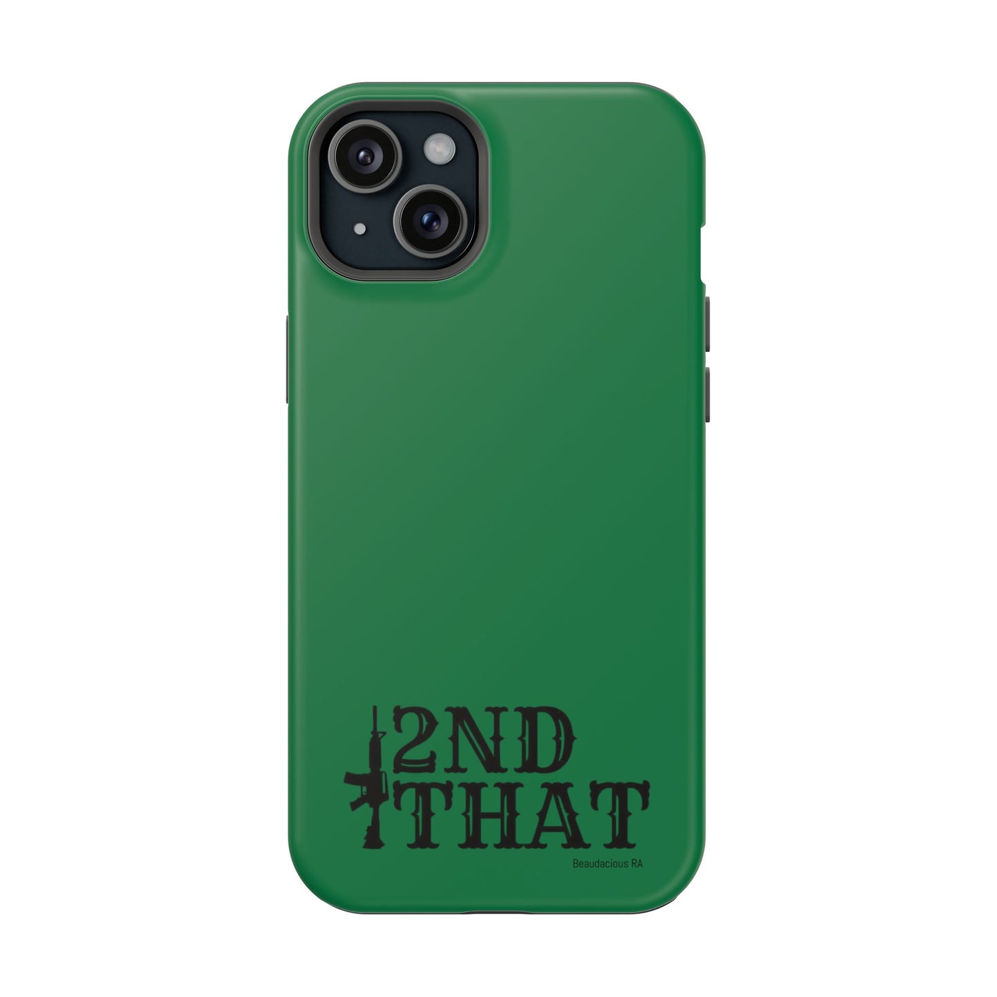 Impact-Resistant Phone Case — "2nd That" Tactical Rifle Design