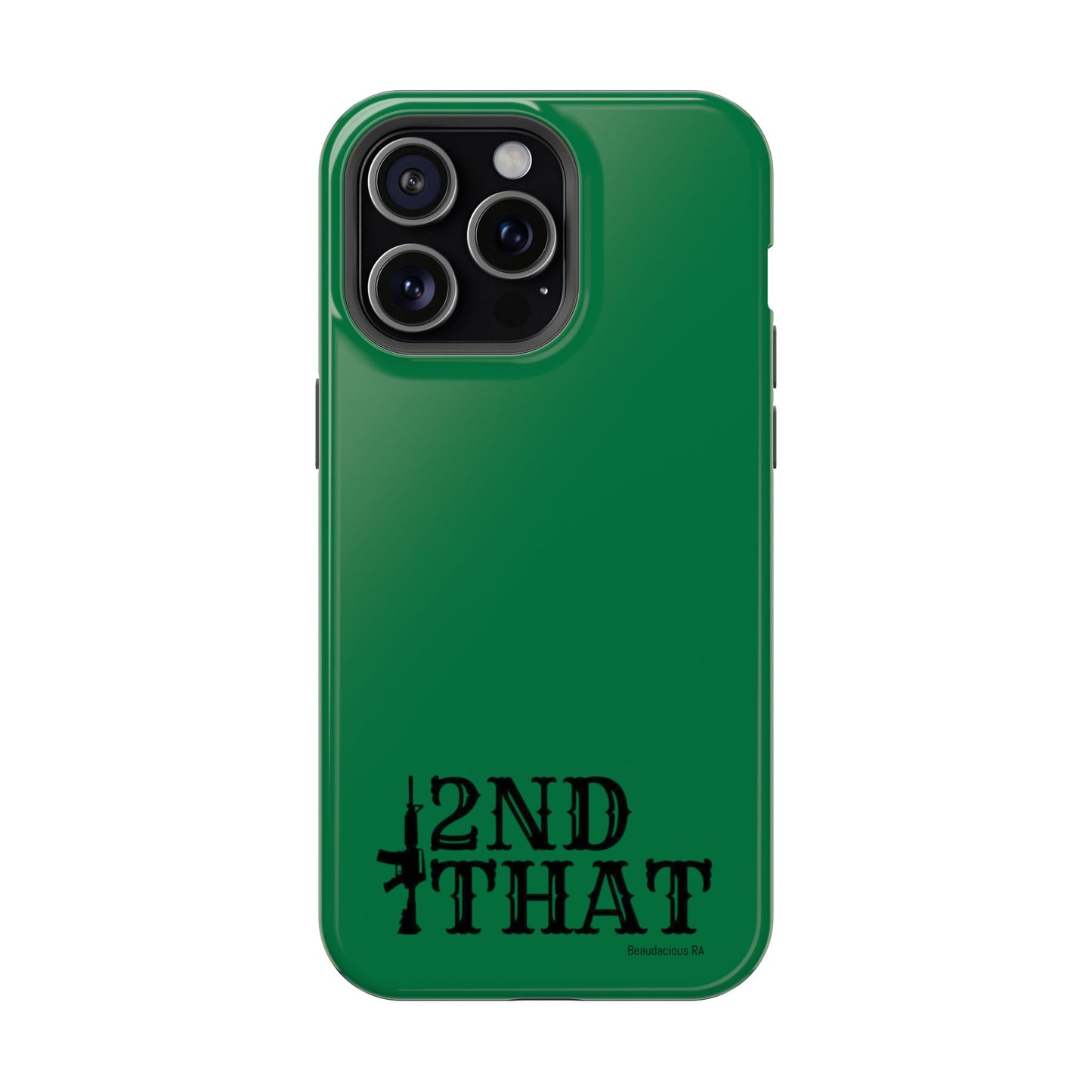 Impact-Resistant Phone Case — "2nd That" Tactical Rifle Design