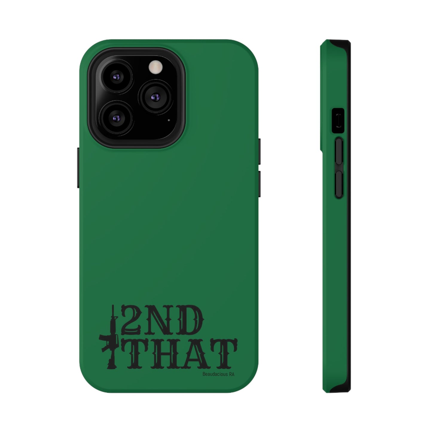 Impact-Resistant Phone Case — "2nd That" Tactical Rifle Design
