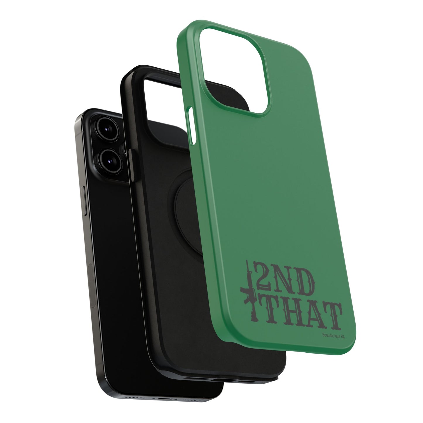 Impact-Resistant Phone Case — "2nd That" Tactical Rifle Design