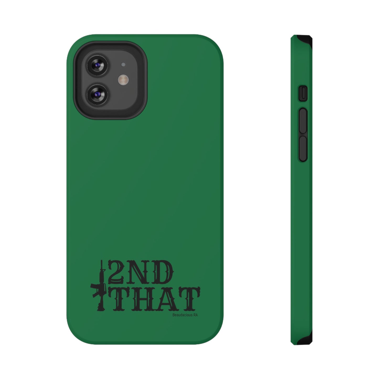 Impact-Resistant Phone Case — "2nd That" Tactical Rifle Design
