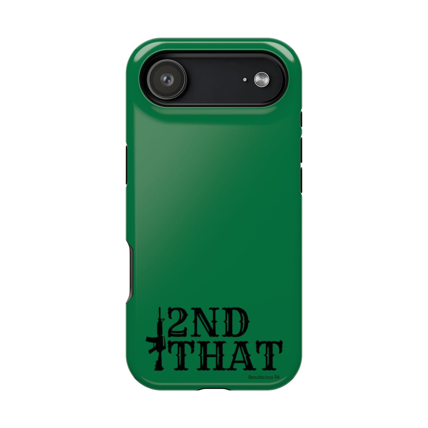 Impact-Resistant Phone Case — "2nd That" Tactical Rifle Design