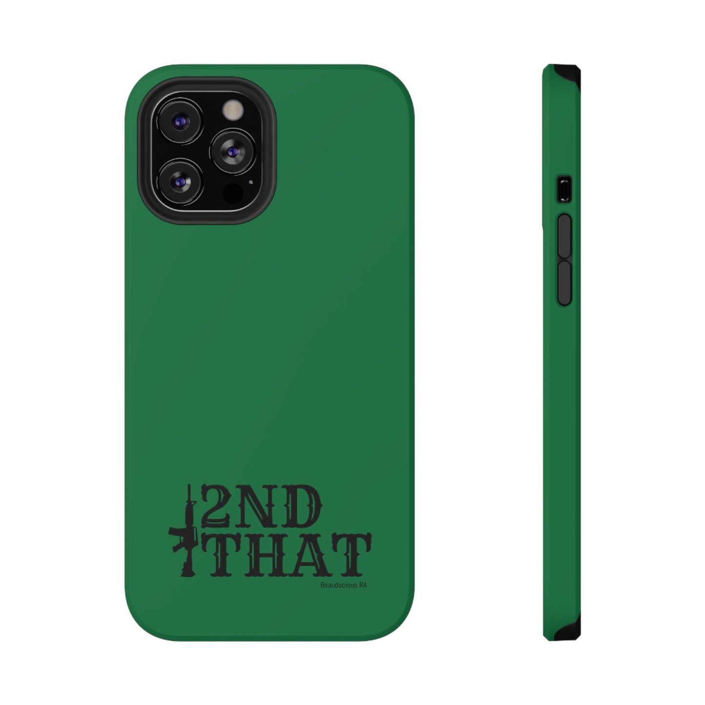 Impact-Resistant Phone Case — "2nd That" Tactical Rifle Design