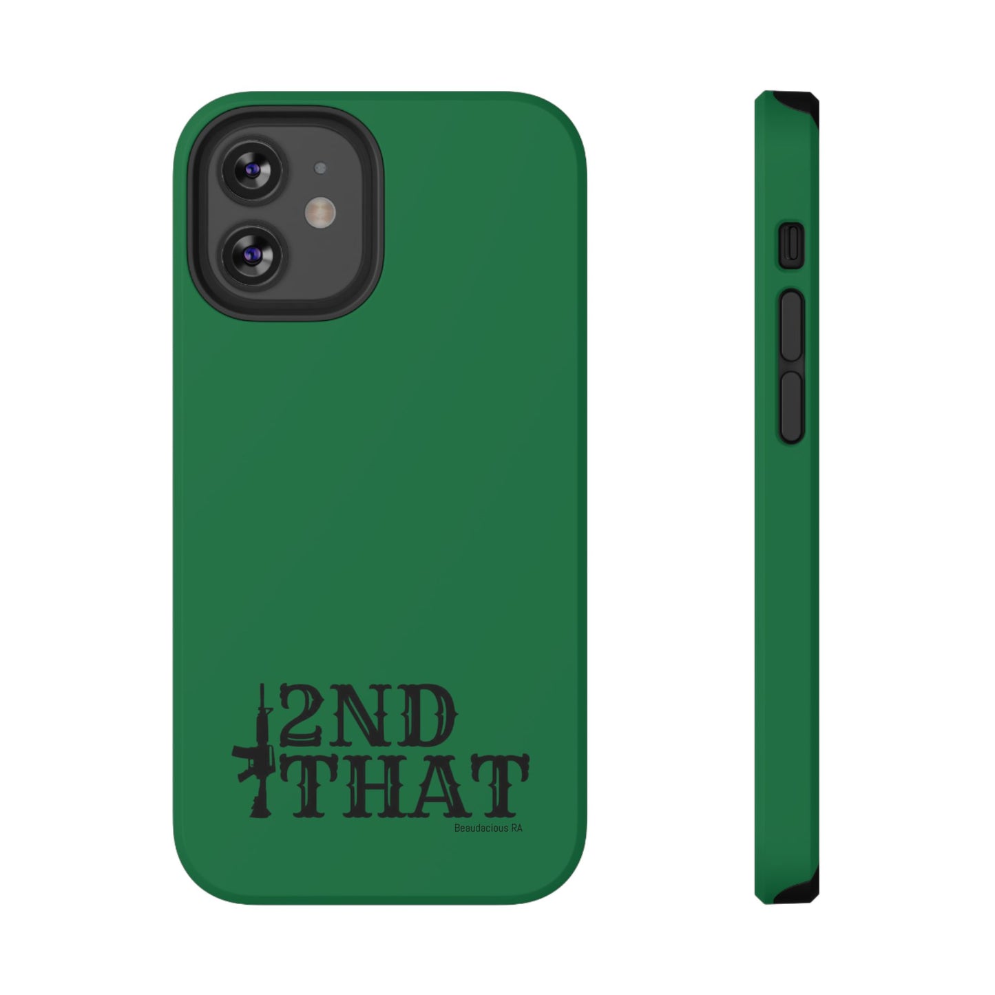 Impact-Resistant Phone Case — "2nd That" Tactical Rifle Design
