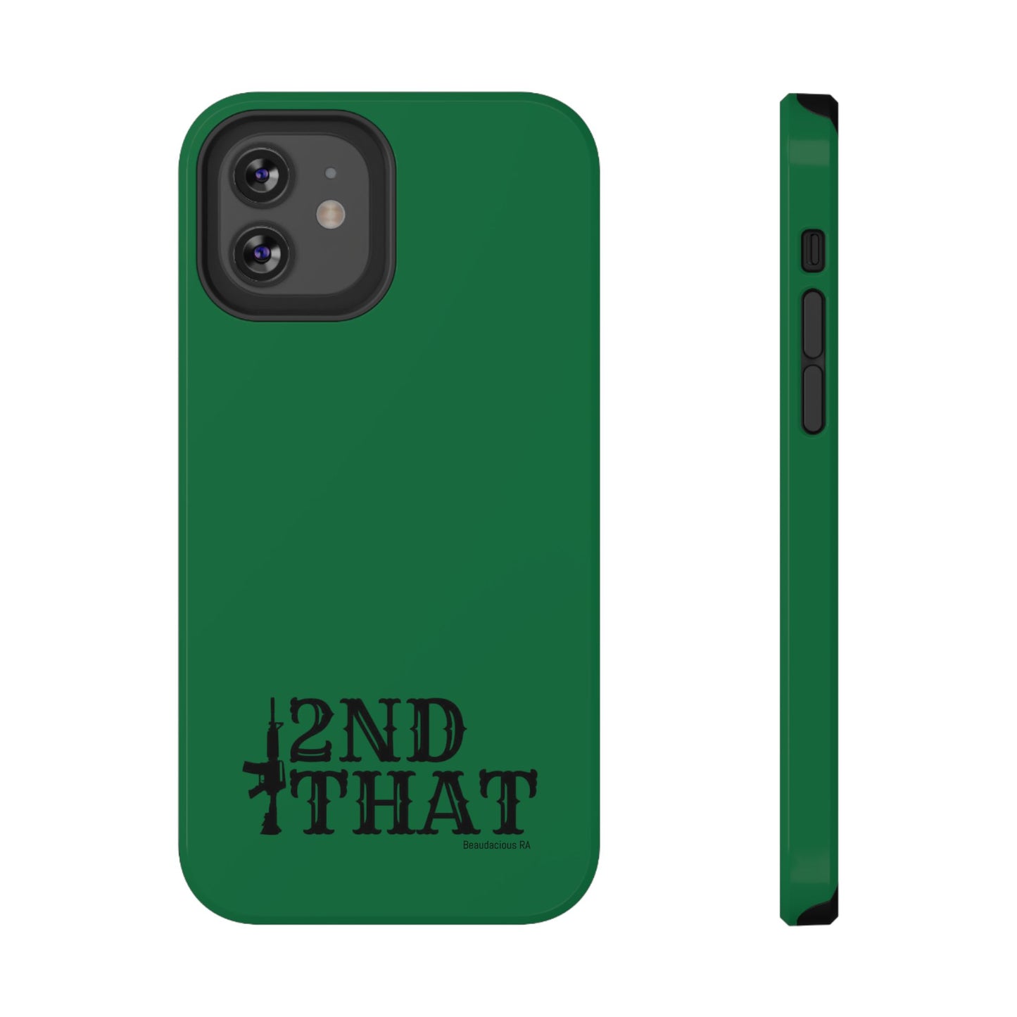 Impact-Resistant Phone Case — "2nd That" Tactical Rifle Design