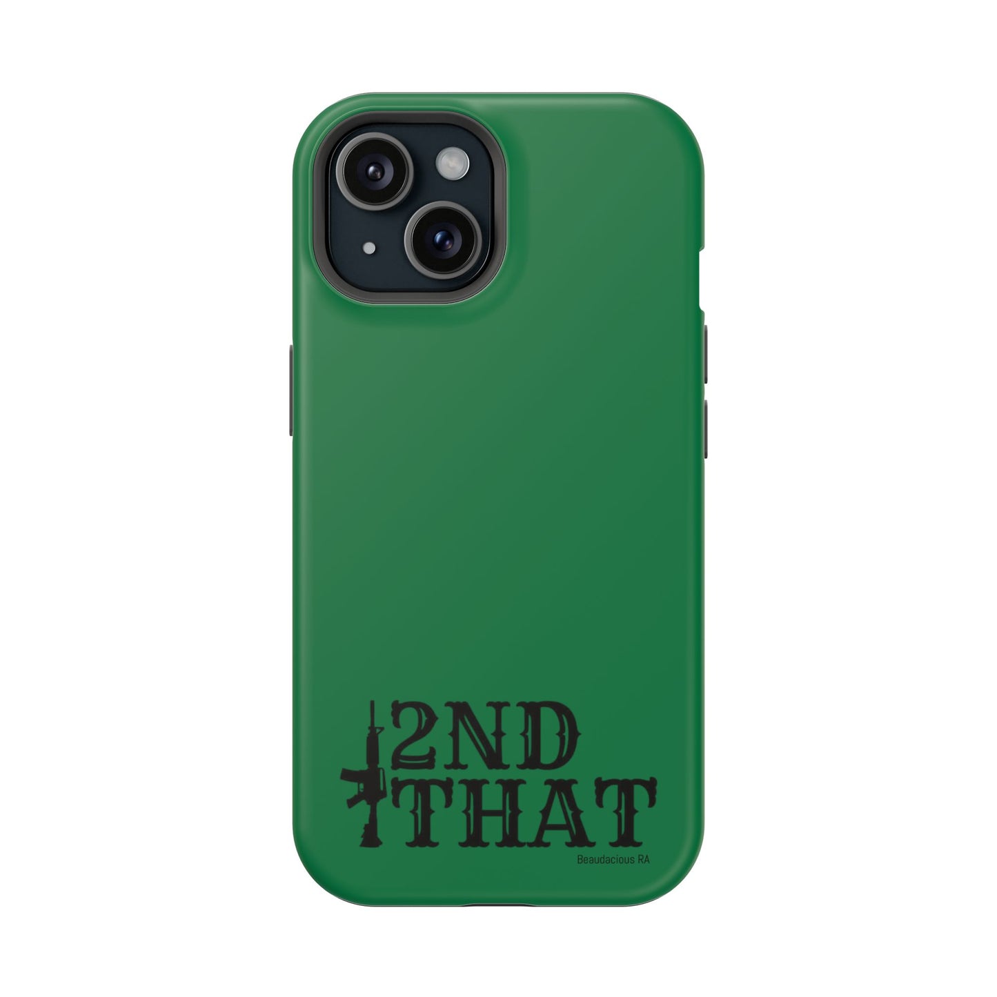 Impact-Resistant Phone Case — "2nd That" Tactical Rifle Design