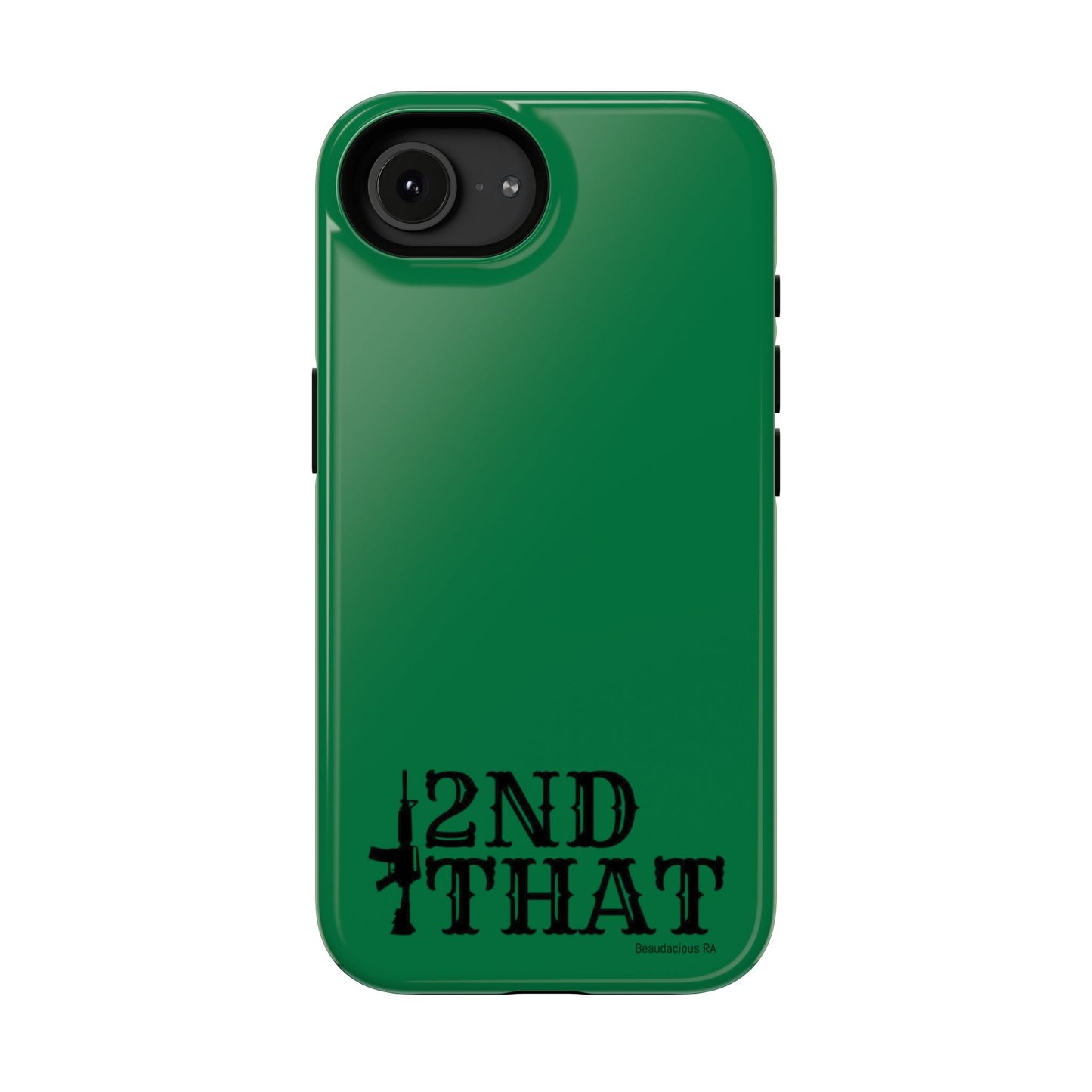 Impact-Resistant Phone Case — "2nd That" Tactical Rifle Design