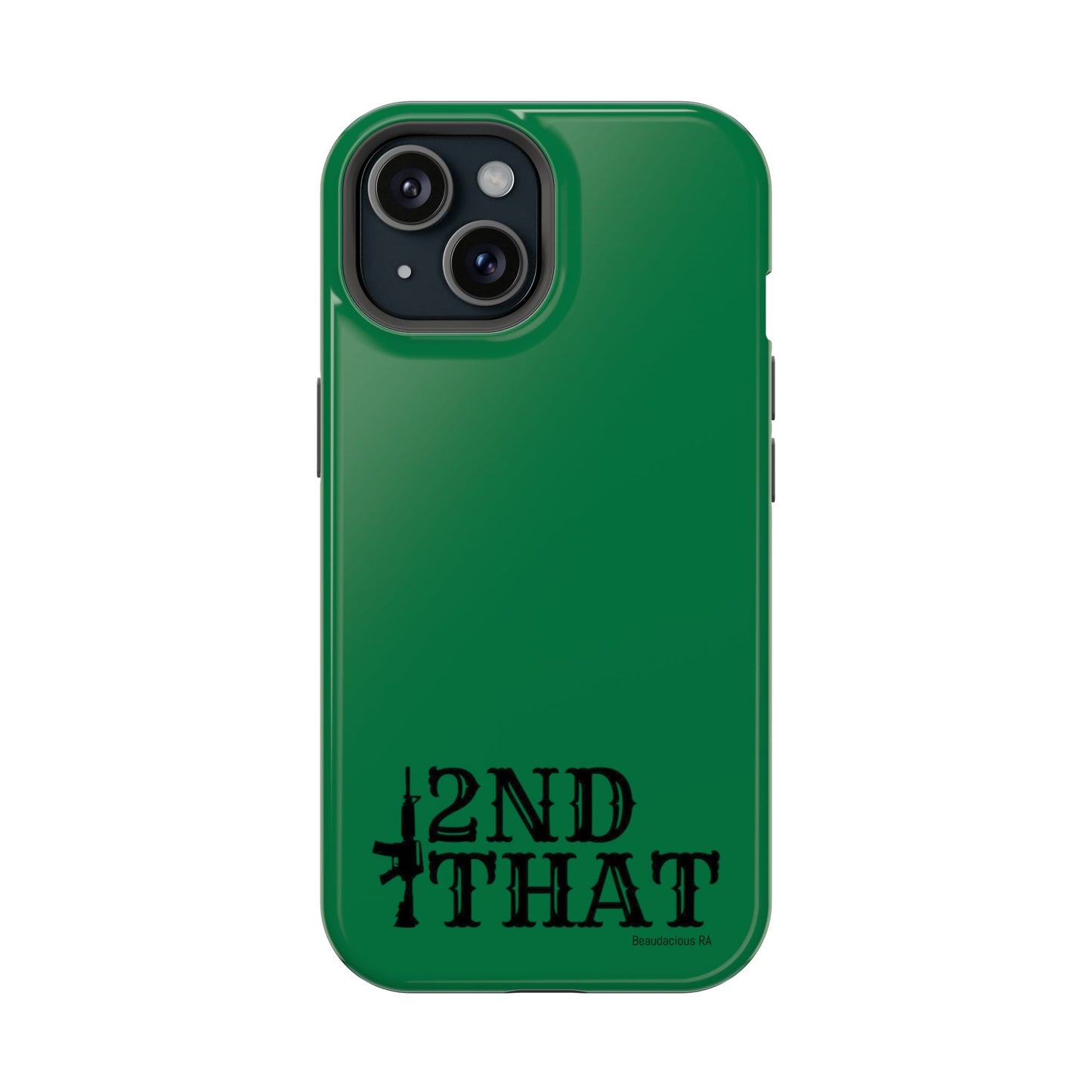 Impact-Resistant Phone Case — "2nd That" Tactical Rifle Design