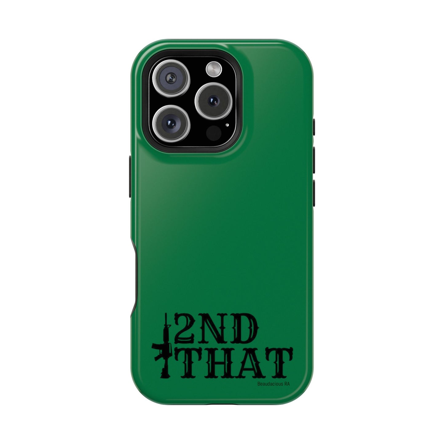 Impact-Resistant Phone Case — "2nd That" Tactical Rifle Design