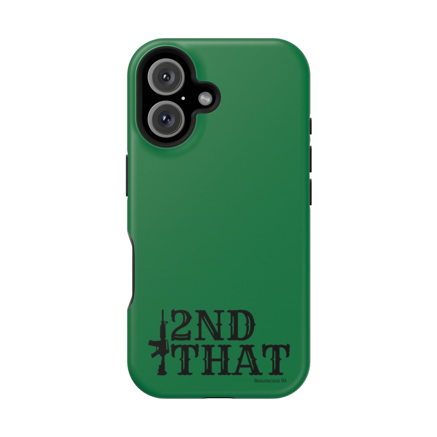 Impact-Resistant Phone Case — "2nd That" Tactical Rifle Design