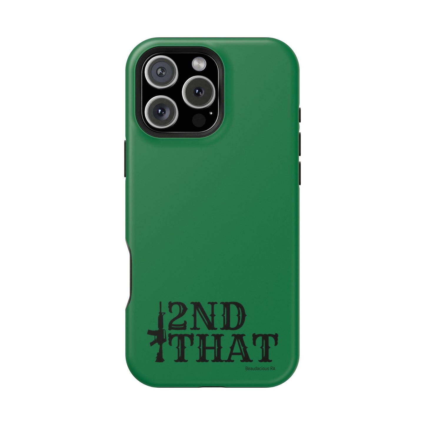 Impact-Resistant Phone Case — "2nd That" Tactical Rifle Design