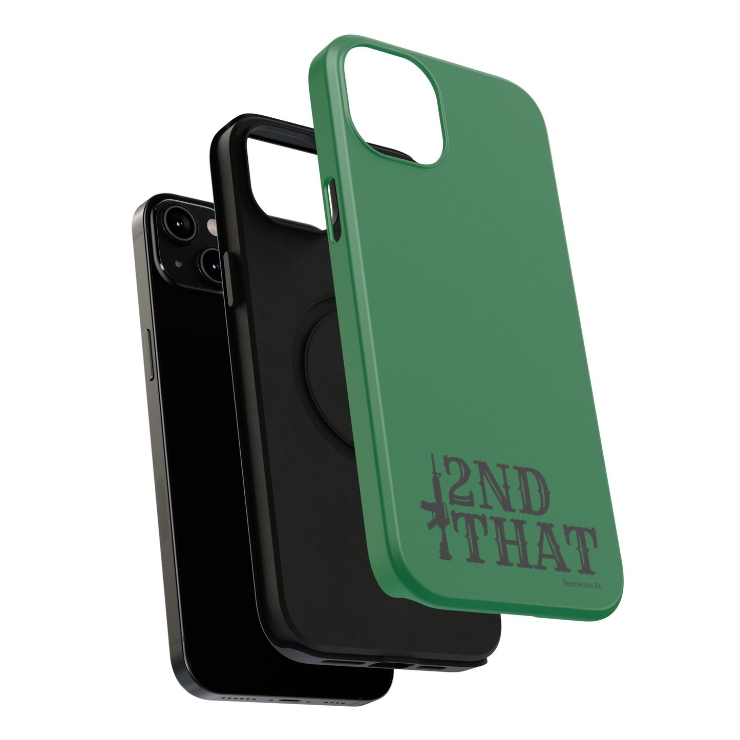 Impact-Resistant Phone Case — "2nd That" Tactical Rifle Design