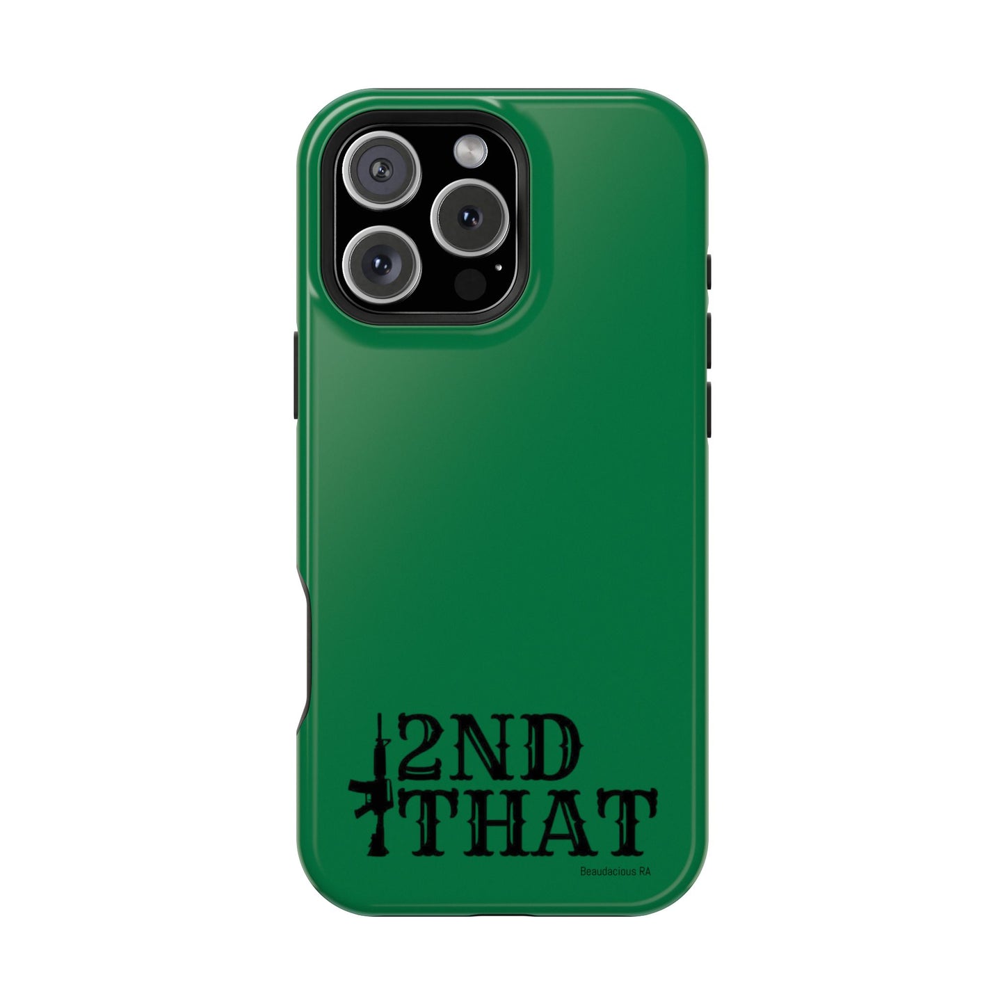 Impact-Resistant Phone Case — "2nd That" Tactical Rifle Design