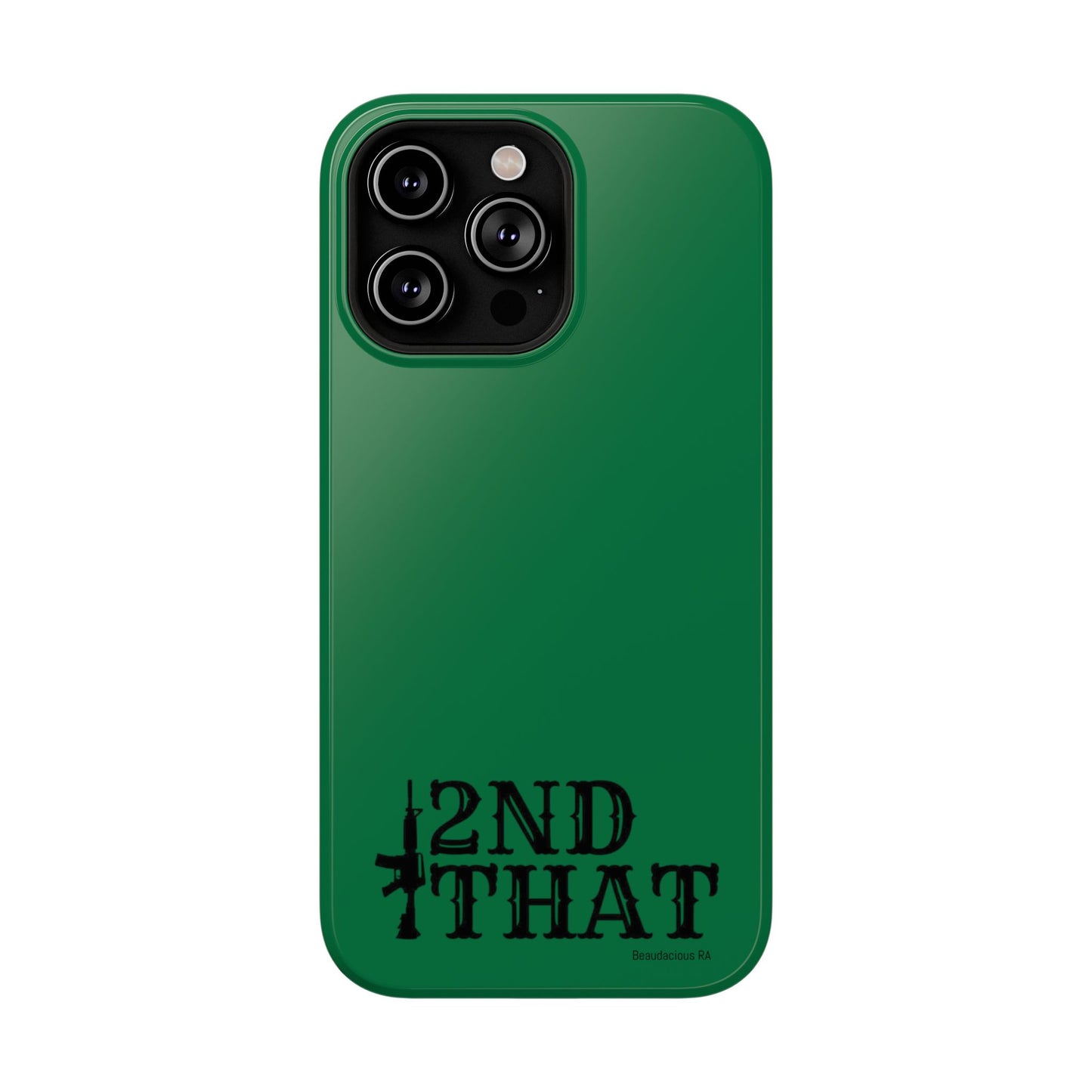 Impact-Resistant Phone Case — "2nd That" Tactical Rifle Design