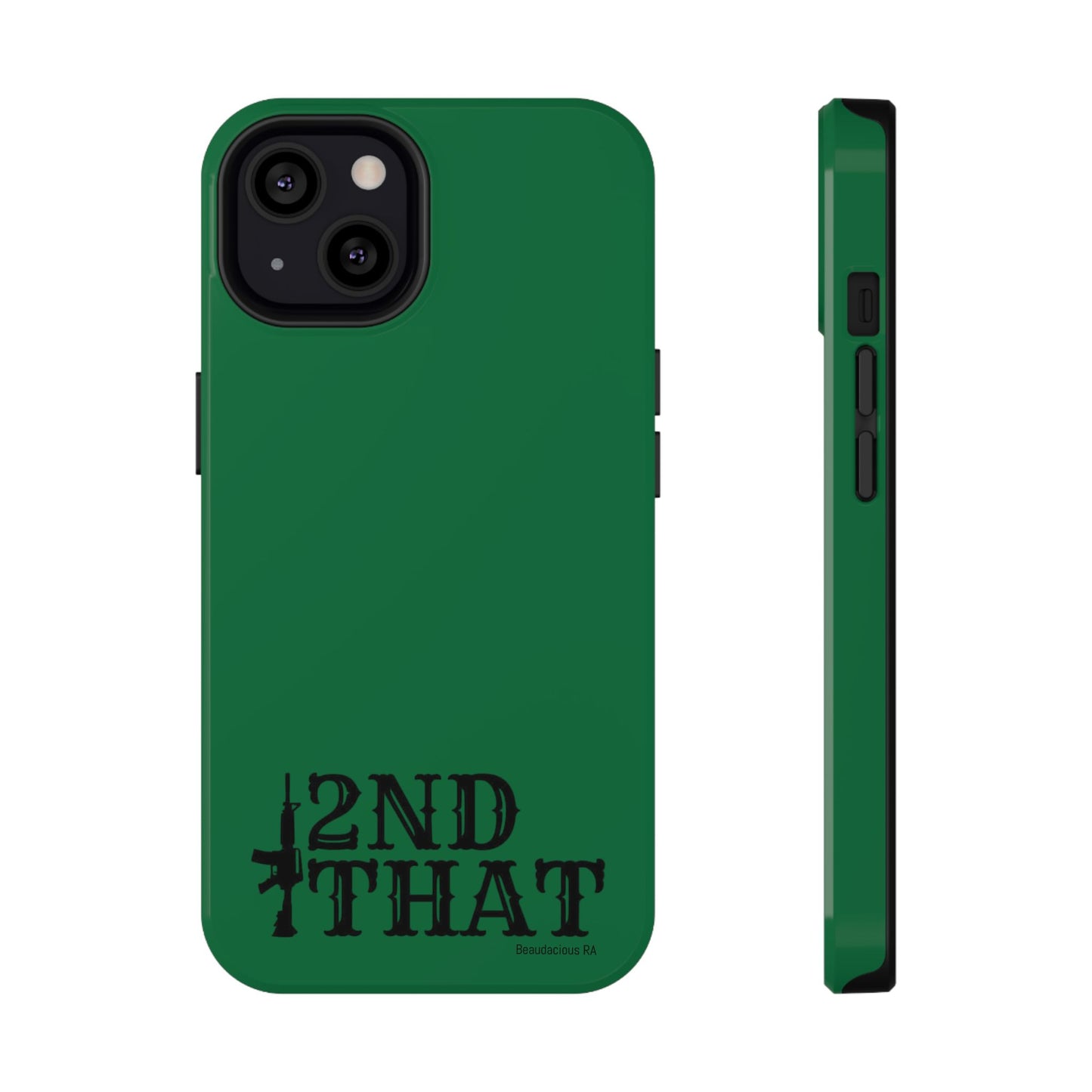 Impact-Resistant Phone Case — "2nd That" Tactical Rifle Design