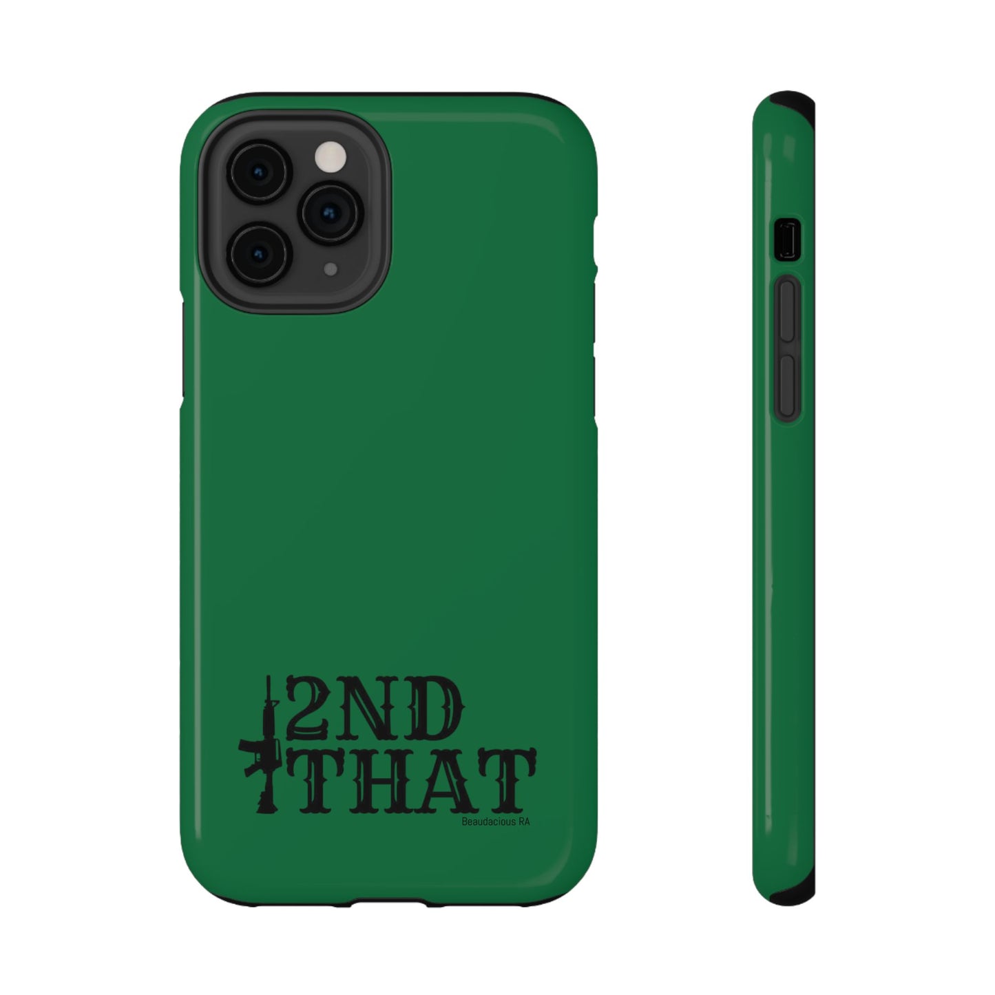 Impact-Resistant Phone Case — "2nd That" Tactical Rifle Design