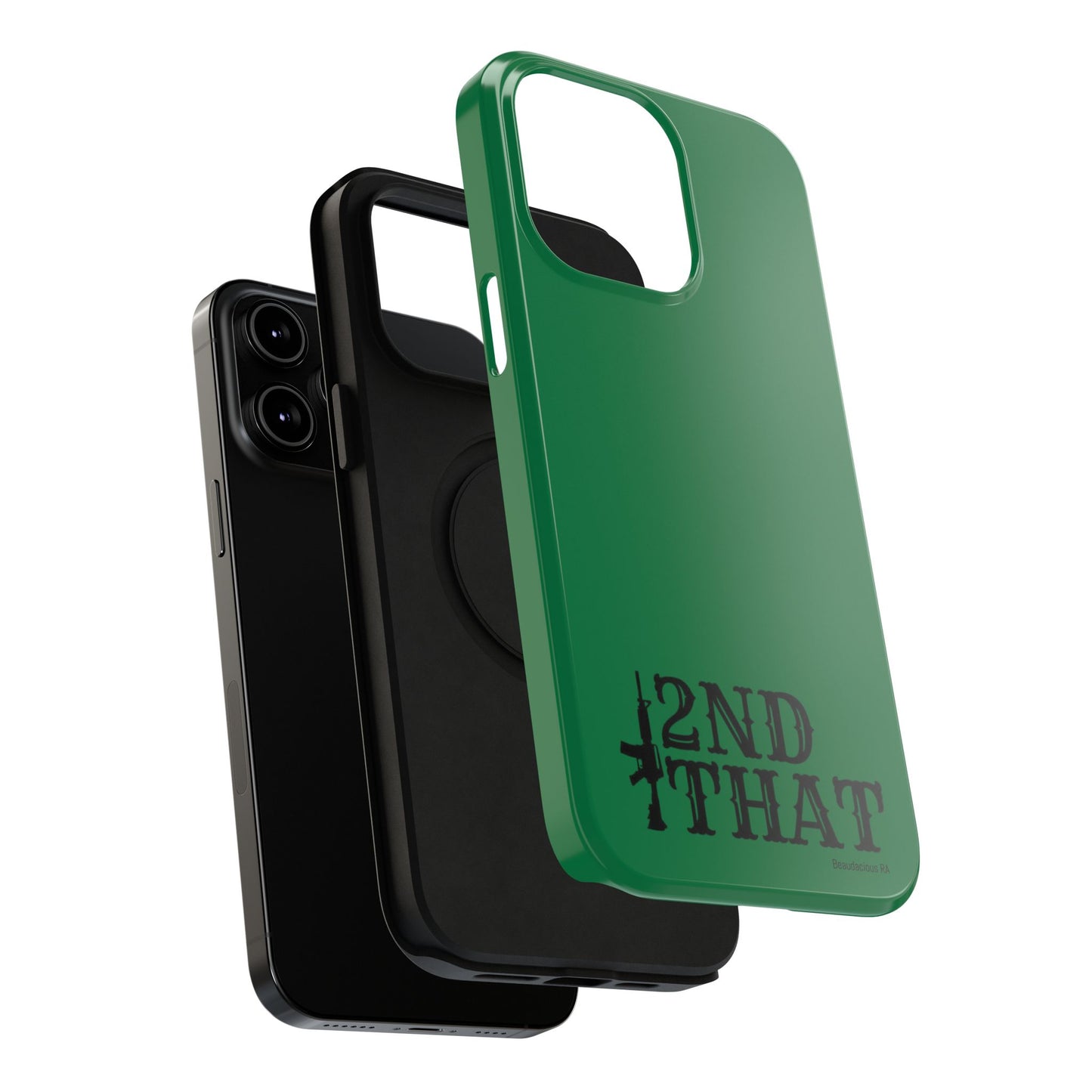 Impact-Resistant Phone Case — "2nd That" Tactical Rifle Design