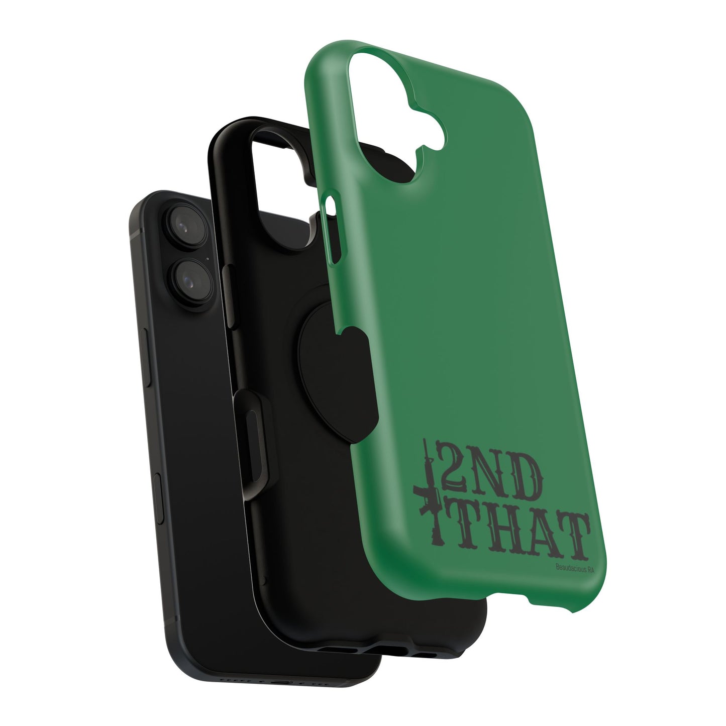 Impact-Resistant Phone Case — "2nd That" Tactical Rifle Design