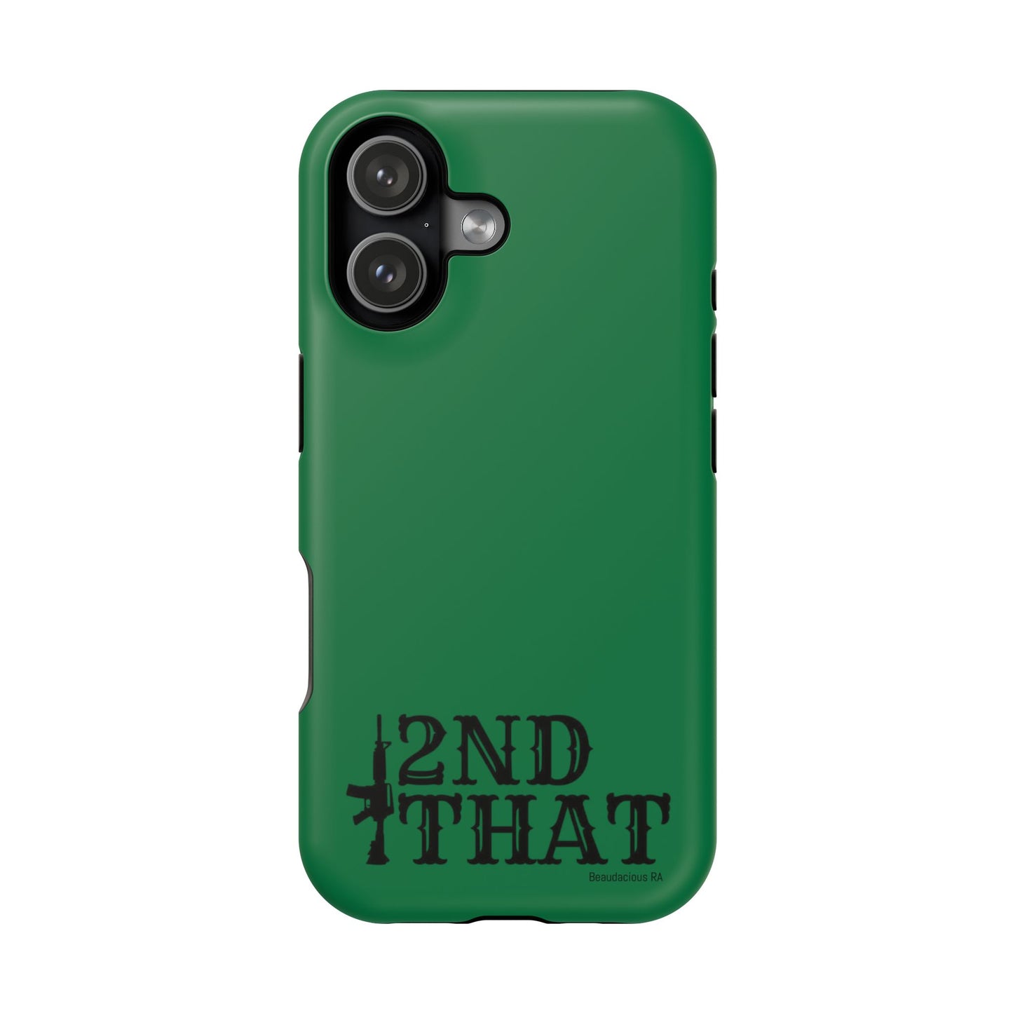 Impact-Resistant Phone Case — "2nd That" Tactical Rifle Design