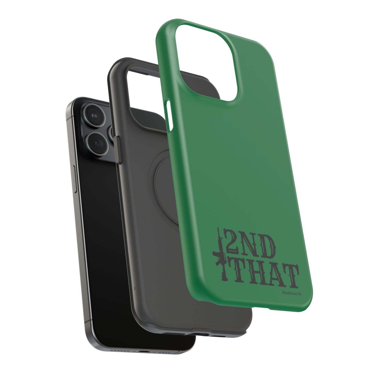 Impact-Resistant Phone Case — "2nd That" Tactical Rifle Design