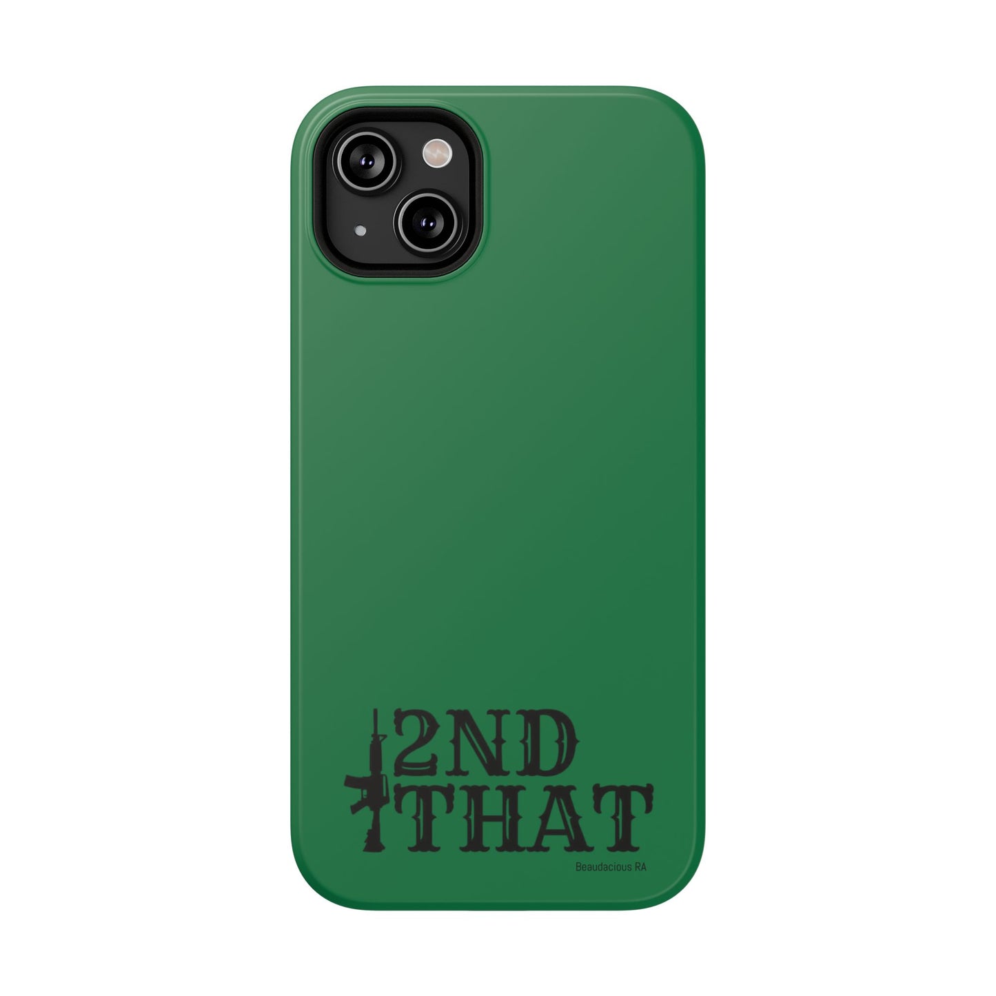Impact-Resistant Phone Case — "2nd That" Tactical Rifle Design