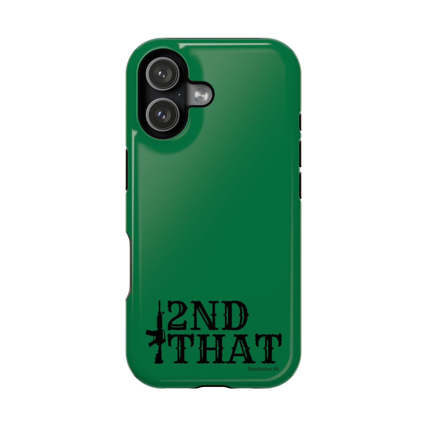 Impact-Resistant Phone Case — "2nd That" Tactical Rifle Design