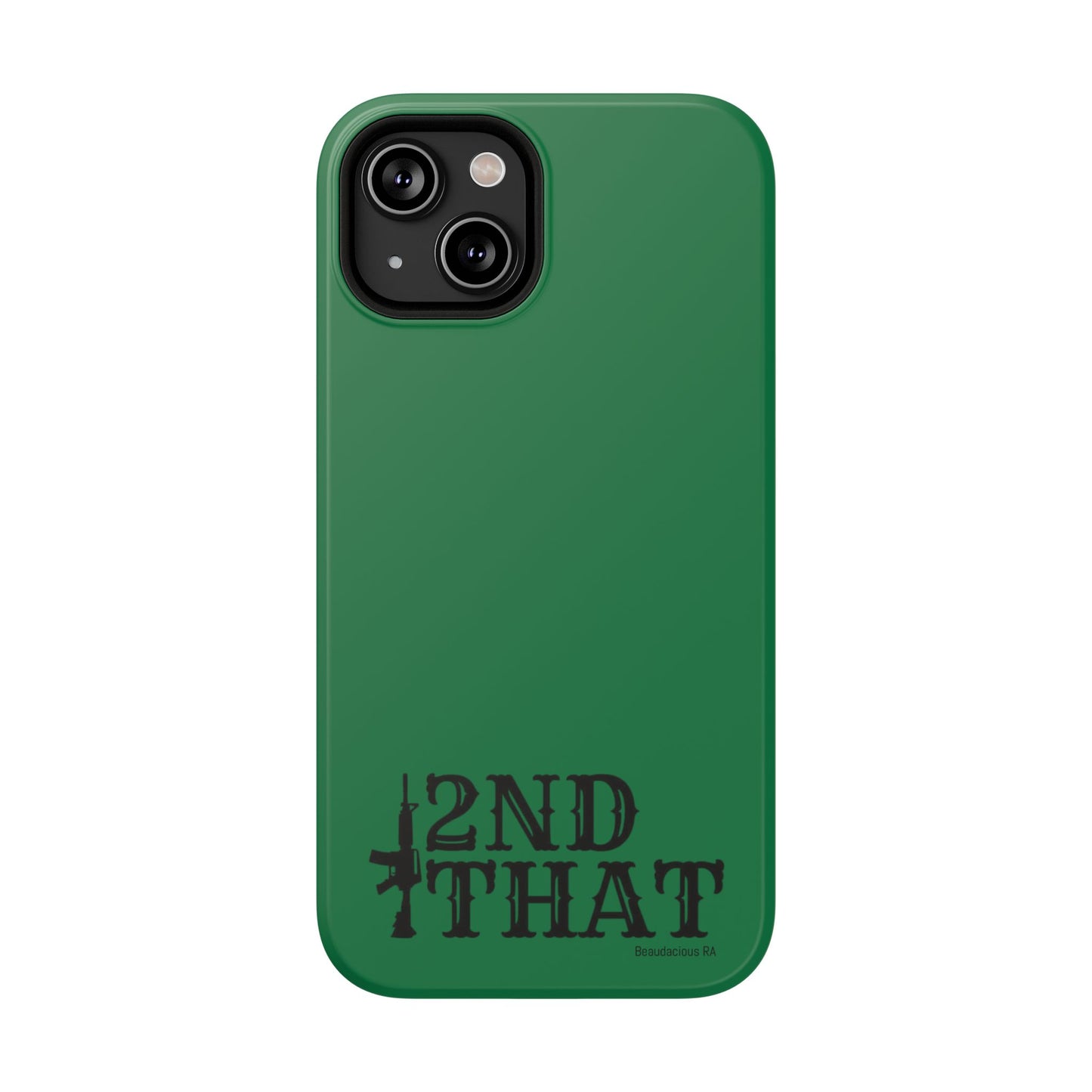 Impact-Resistant Phone Case — "2nd That" Tactical Rifle Design