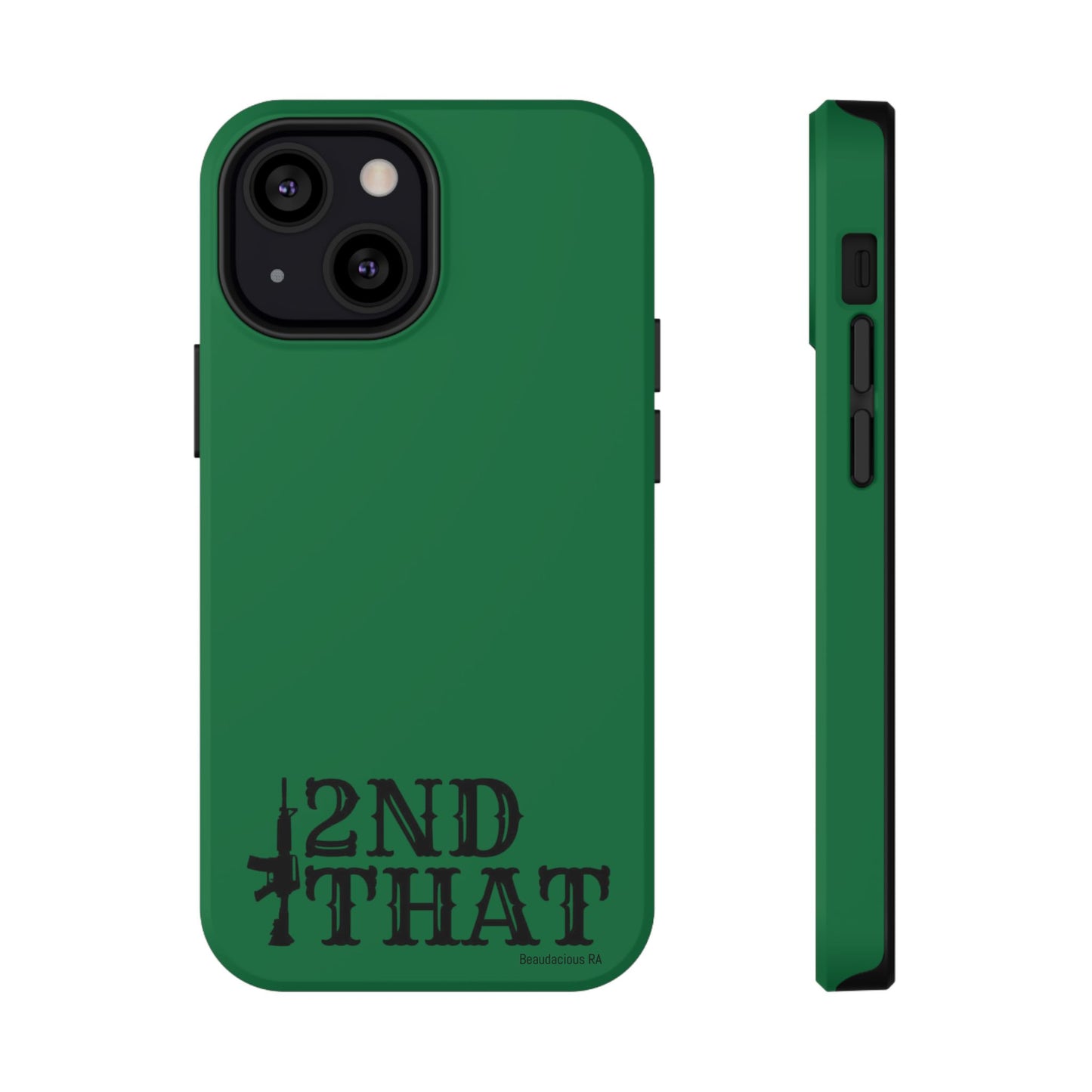 Impact-Resistant Phone Case — "2nd That" Tactical Rifle Design